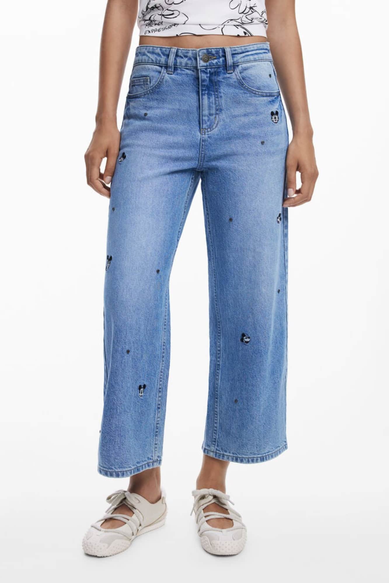 Desigual dames denim jeans, blauw