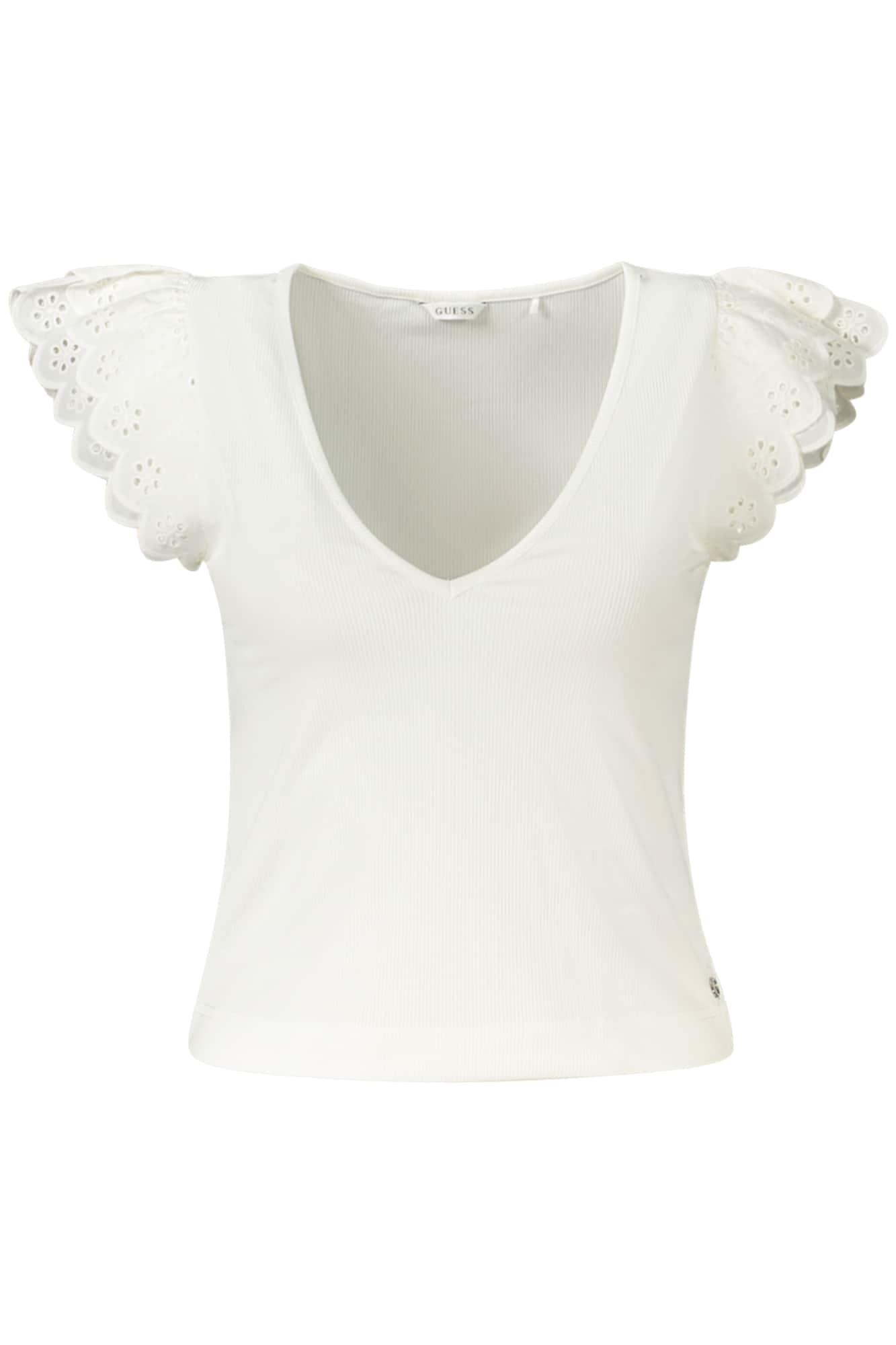 Guess Jeans dames korte mouw t-shirt, blauw