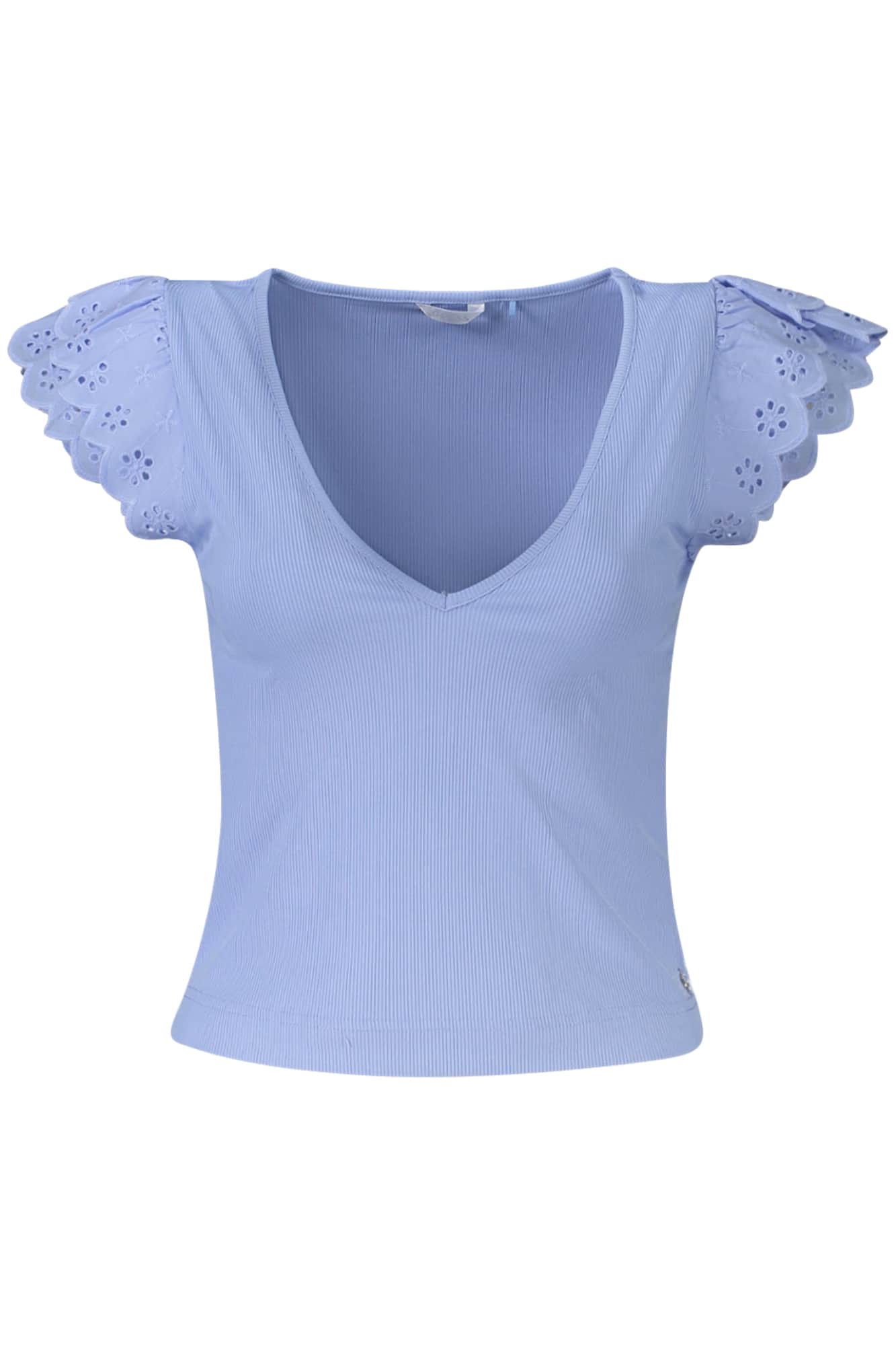 Guess Jeans dames korte mouw t-shirt, blauw