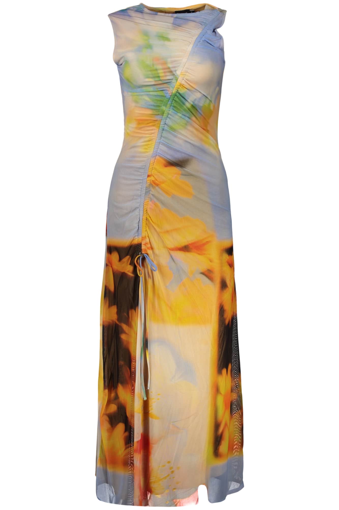 Desigual dames lang jurk, blauw