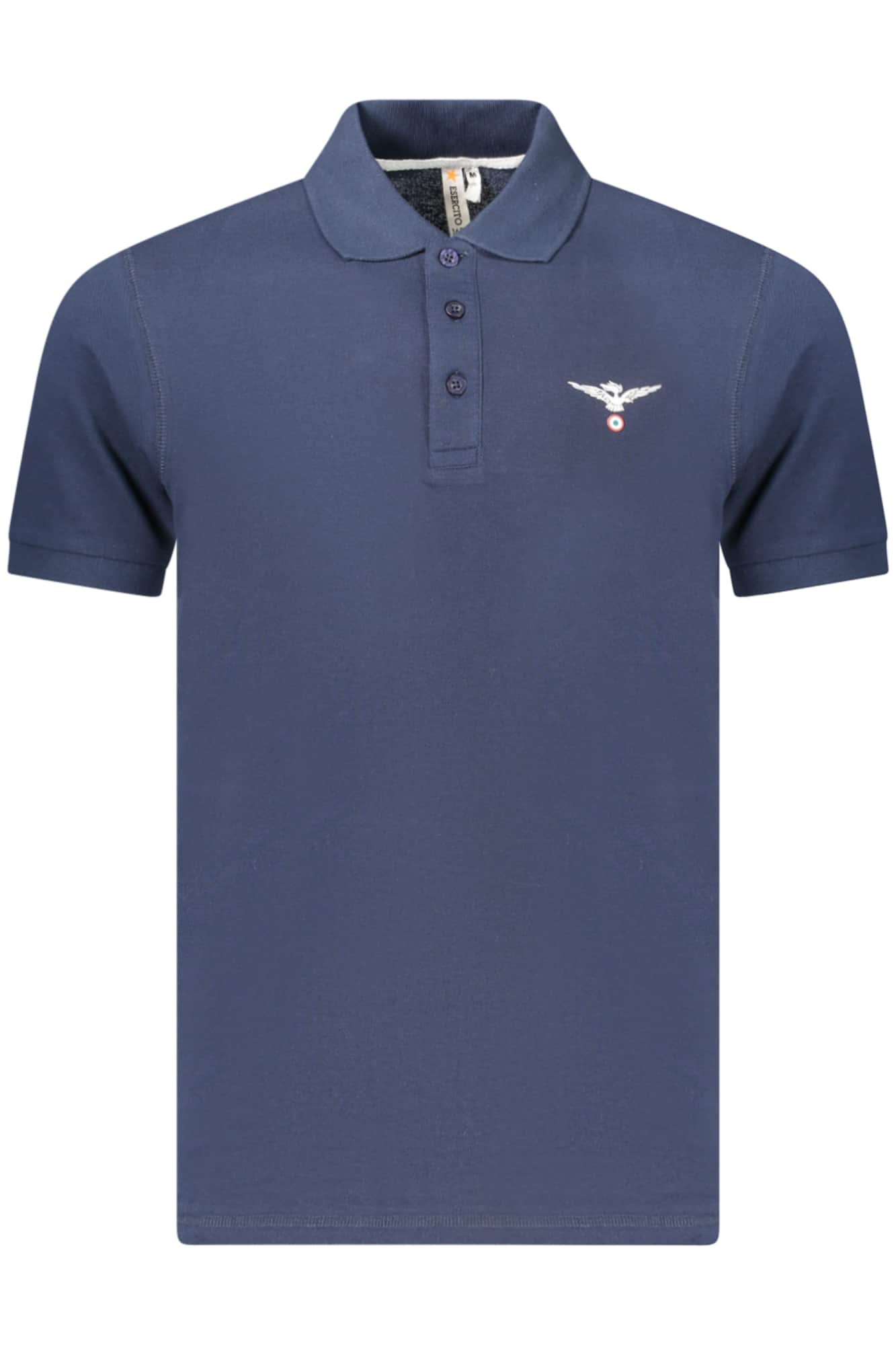 Military academy heren korte mouw polo, groen
