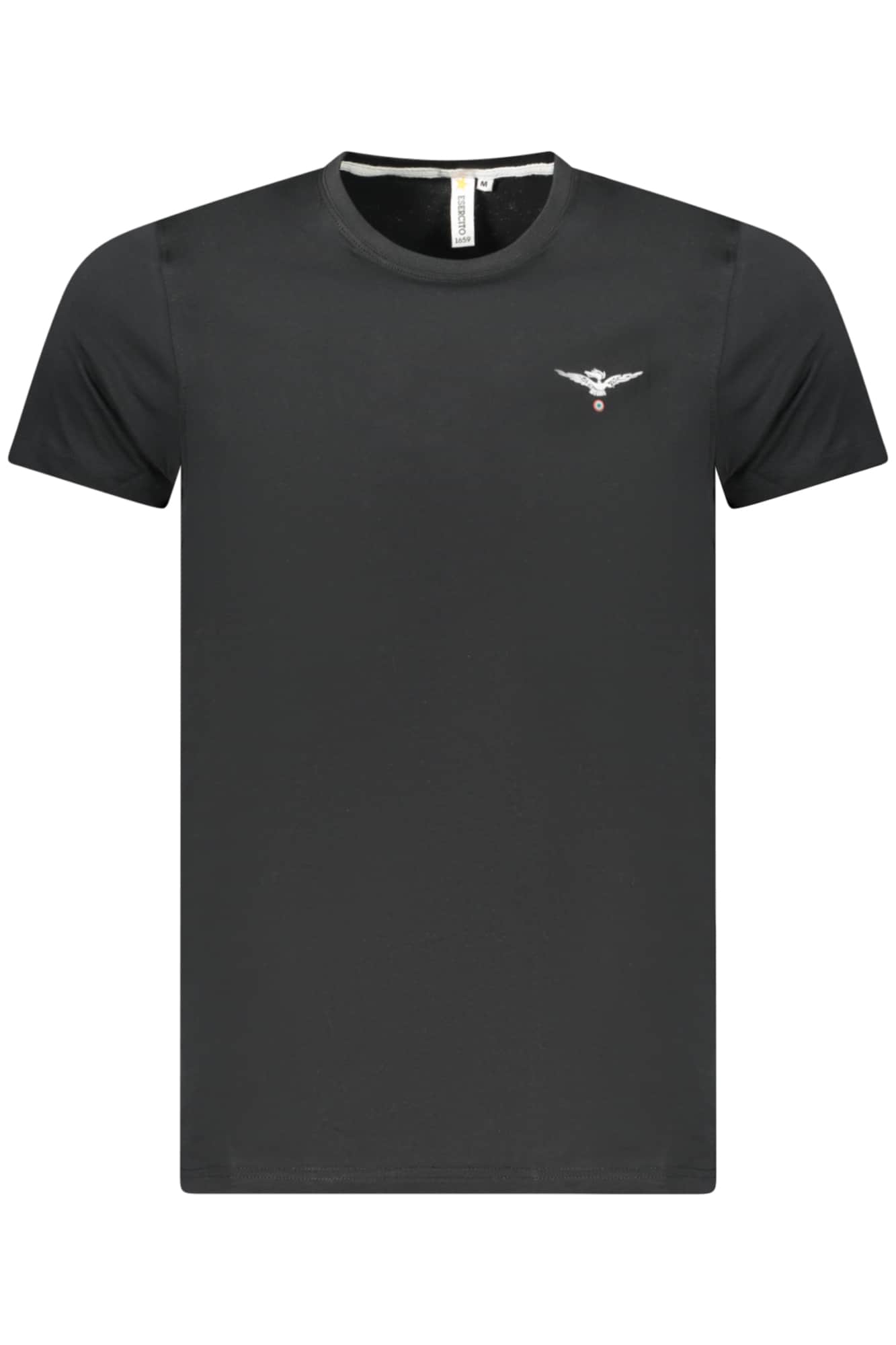 Military academy heren korte mouw t-shirt, blauw