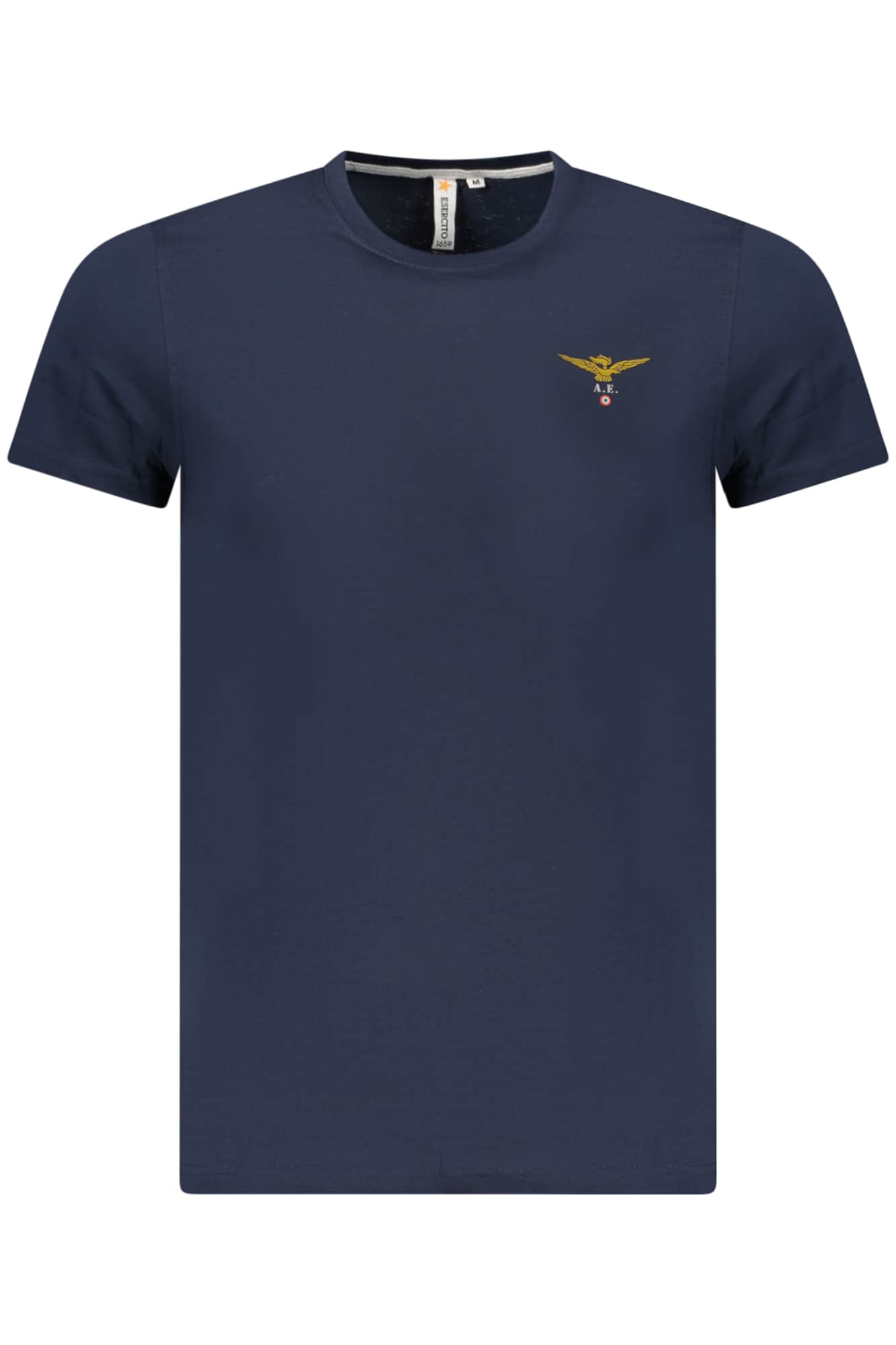 Military academy heren korte mouw t-shirt wit