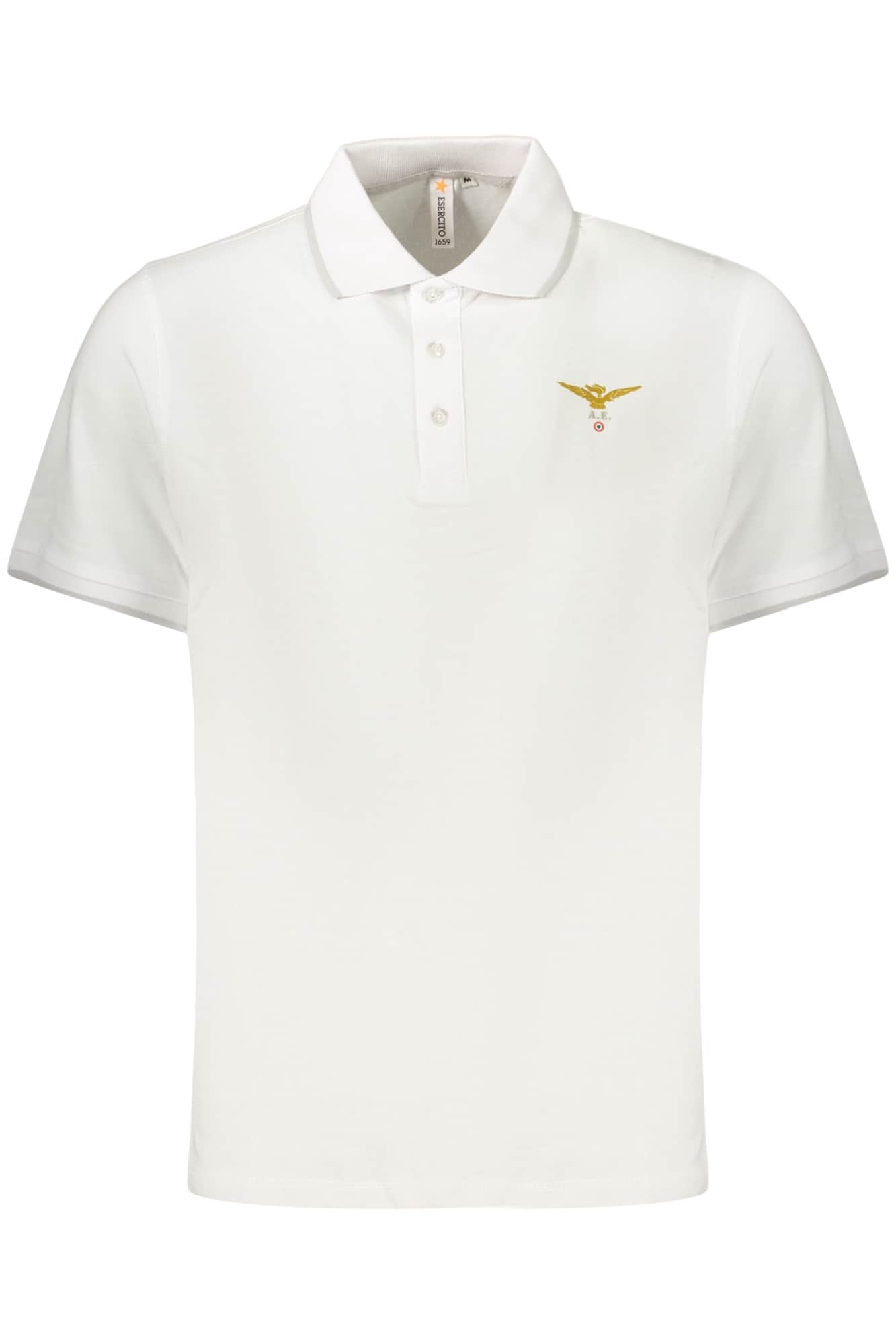 Military academy heren korte mouw polo, blauw