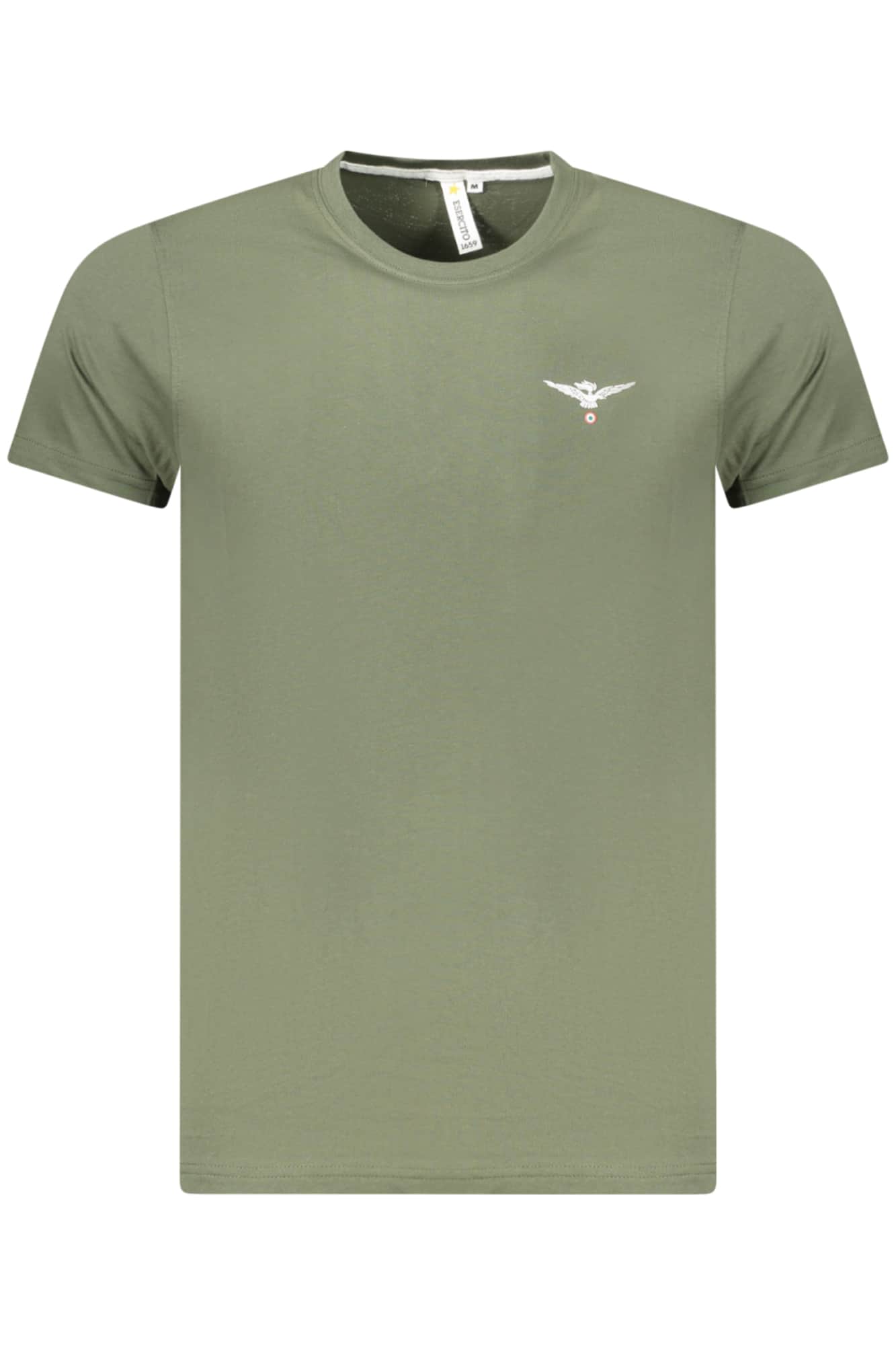 Military academy heren korte mouw t-shirt, blauw