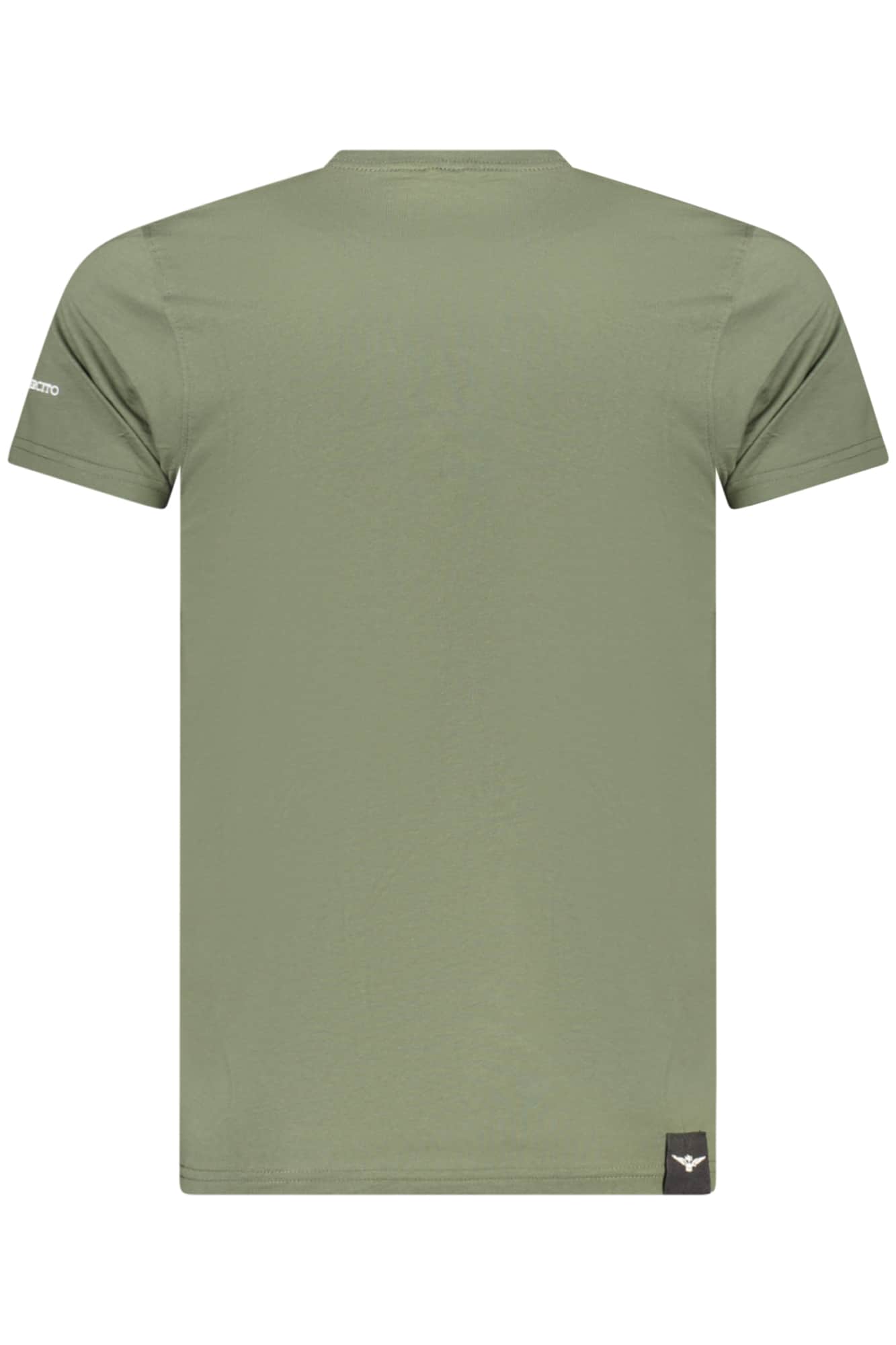 Military academy heren korte mouw t-shirt, blauw