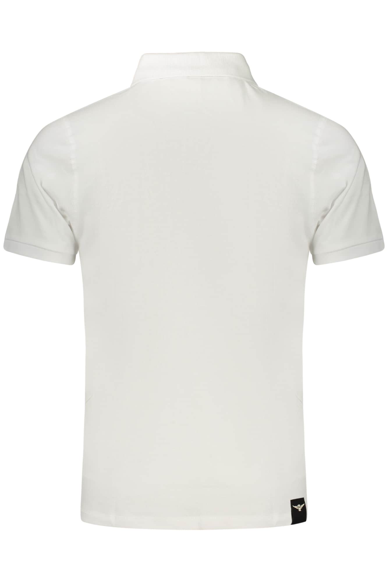 Military academy heren korte mouw polo, wit