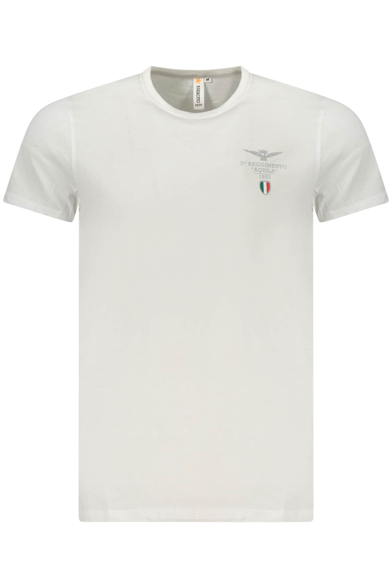 Military academy heren korte mouw t-shirt, blauw