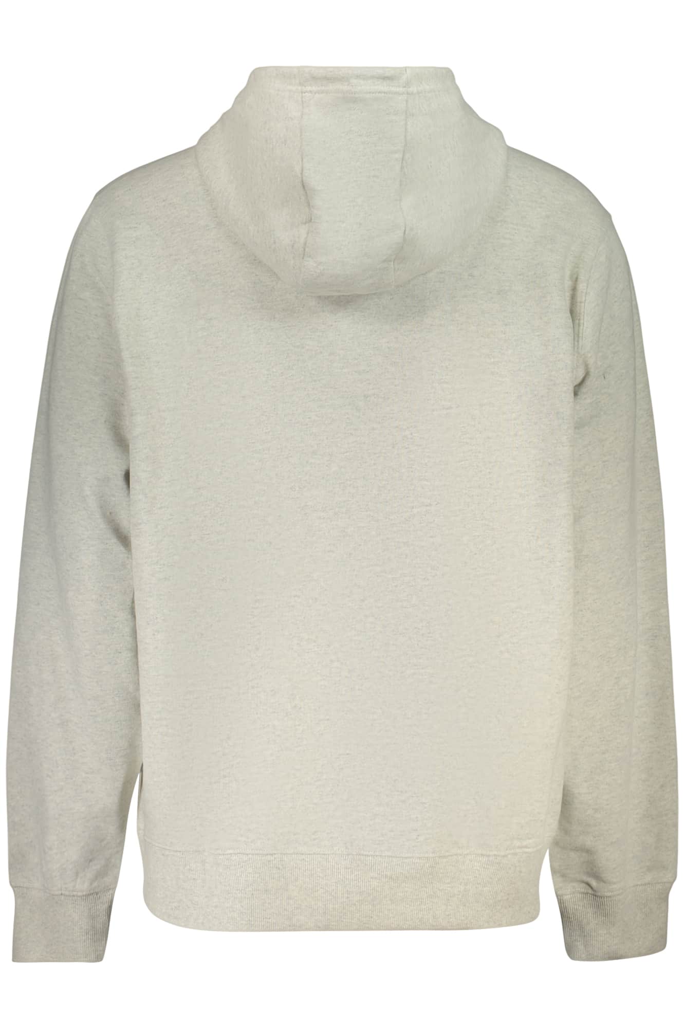 Military academy heren met rits sweater, grijs
