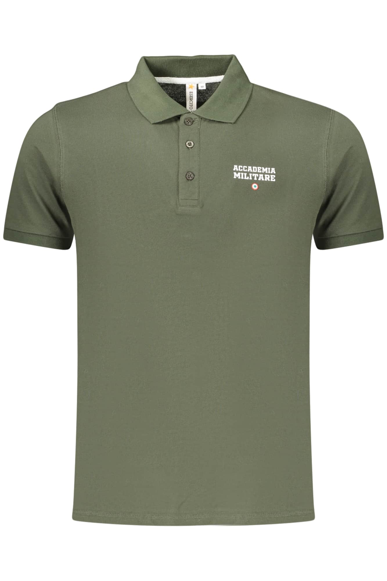 Military academy heren korte mouw polo, wit