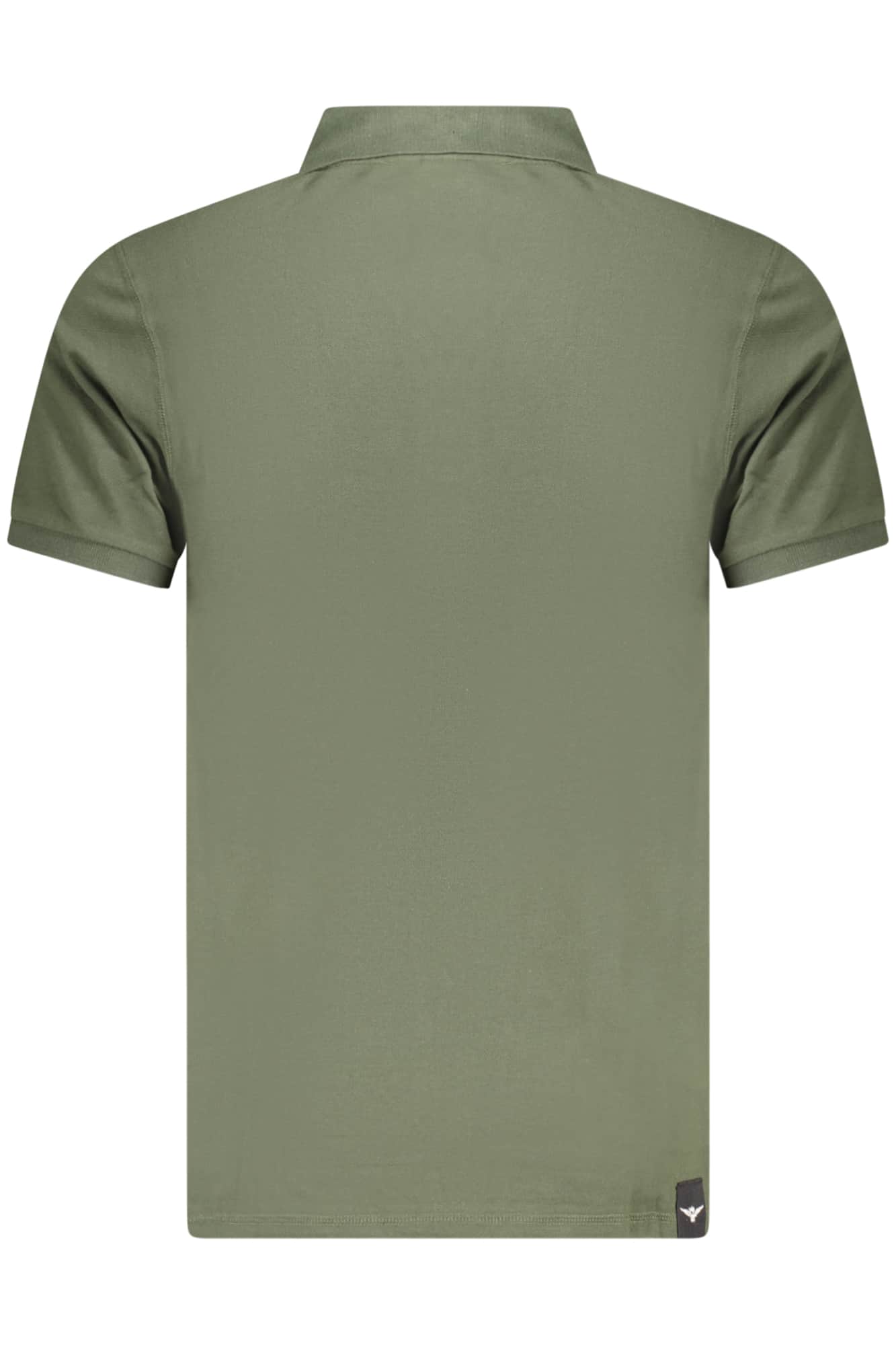 Military academy heren korte mouw polo, groen