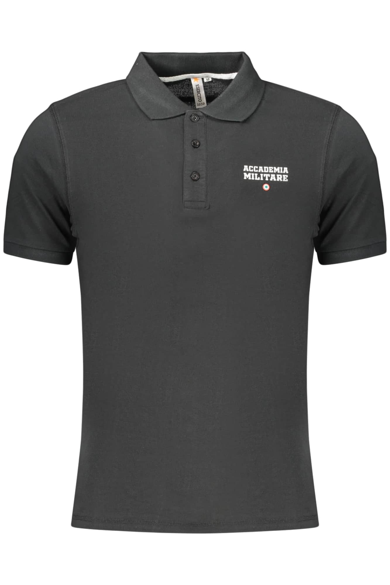 Military academy heren korte mouw polo, wit