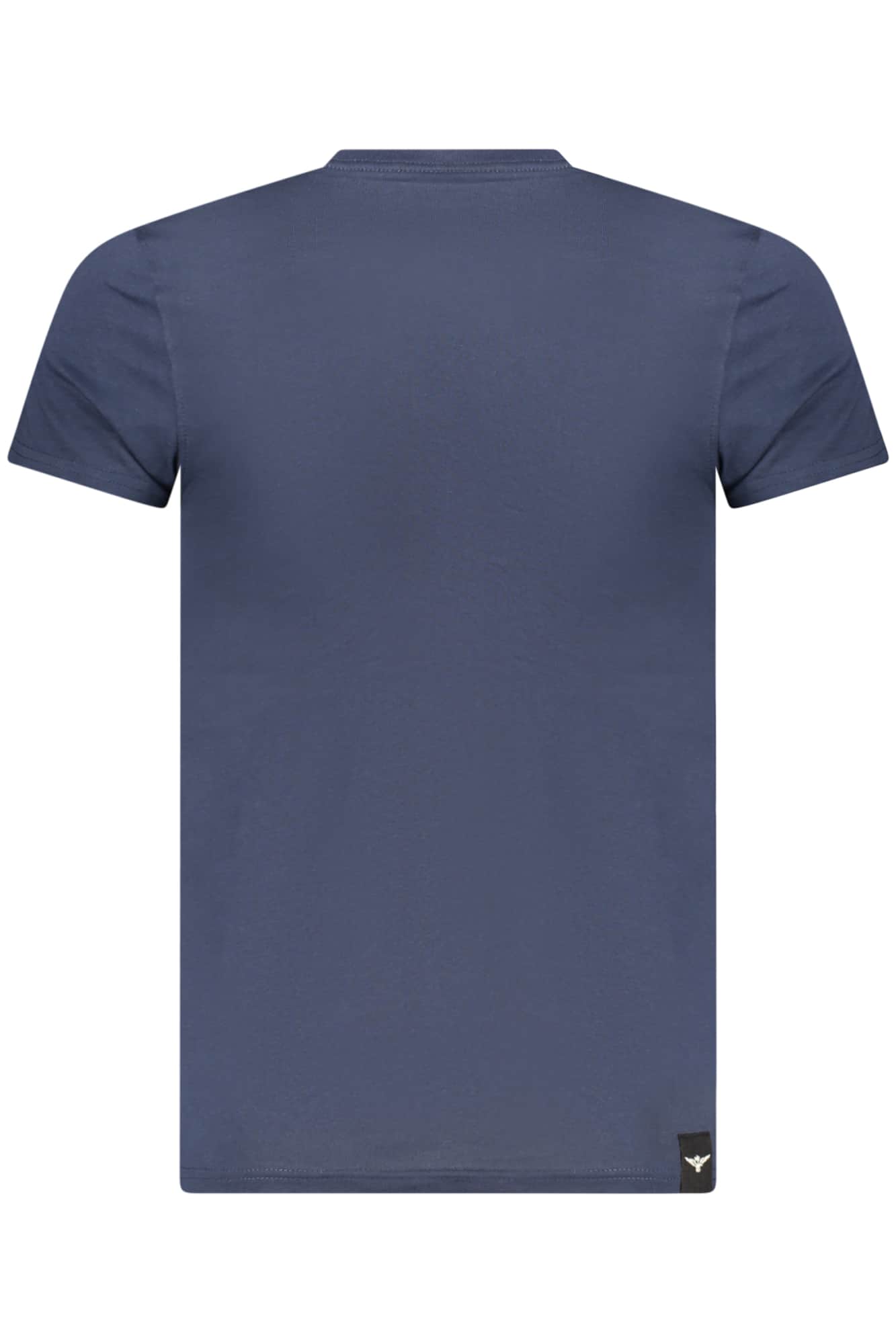 Military academy heren korte mouw t-shirt, blauw