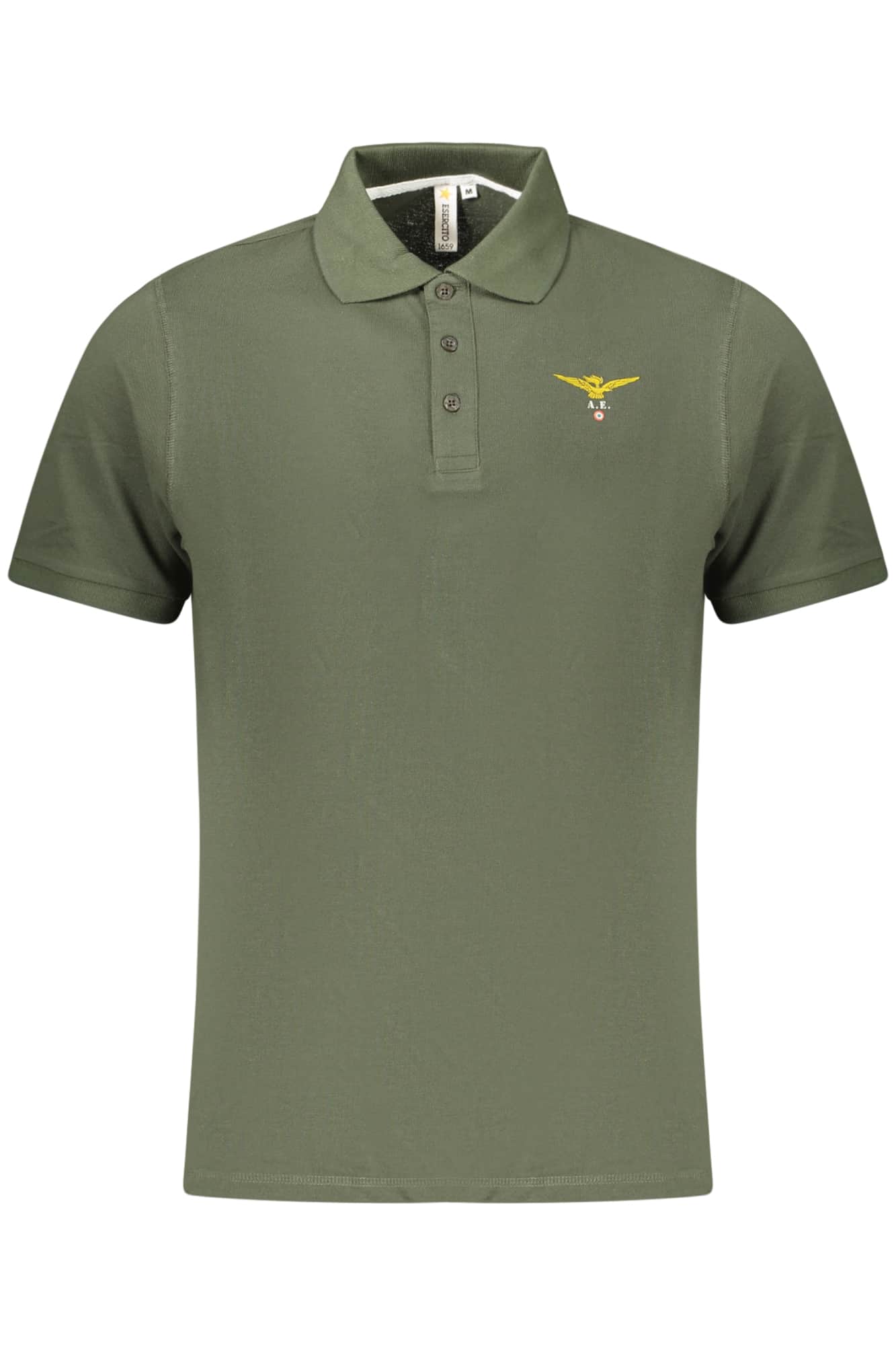 Military academy heren korte mouw polo, blauw
