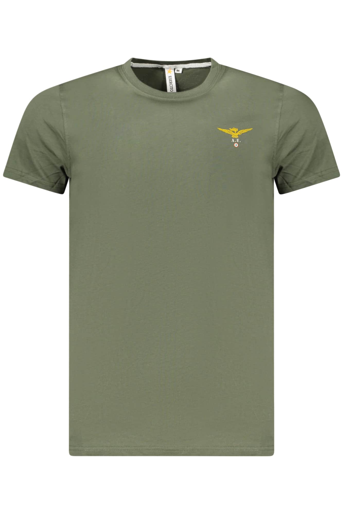 Military academy heren korte mouw t-shirt wit