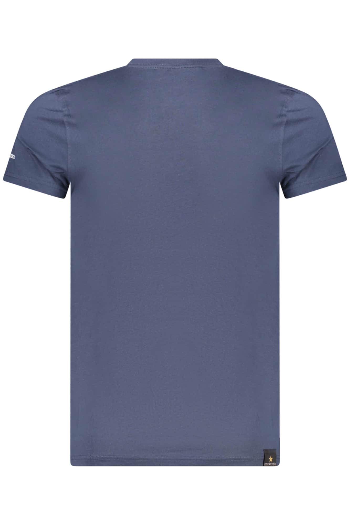 Military academy heren korte mouw t-shirt, blauw