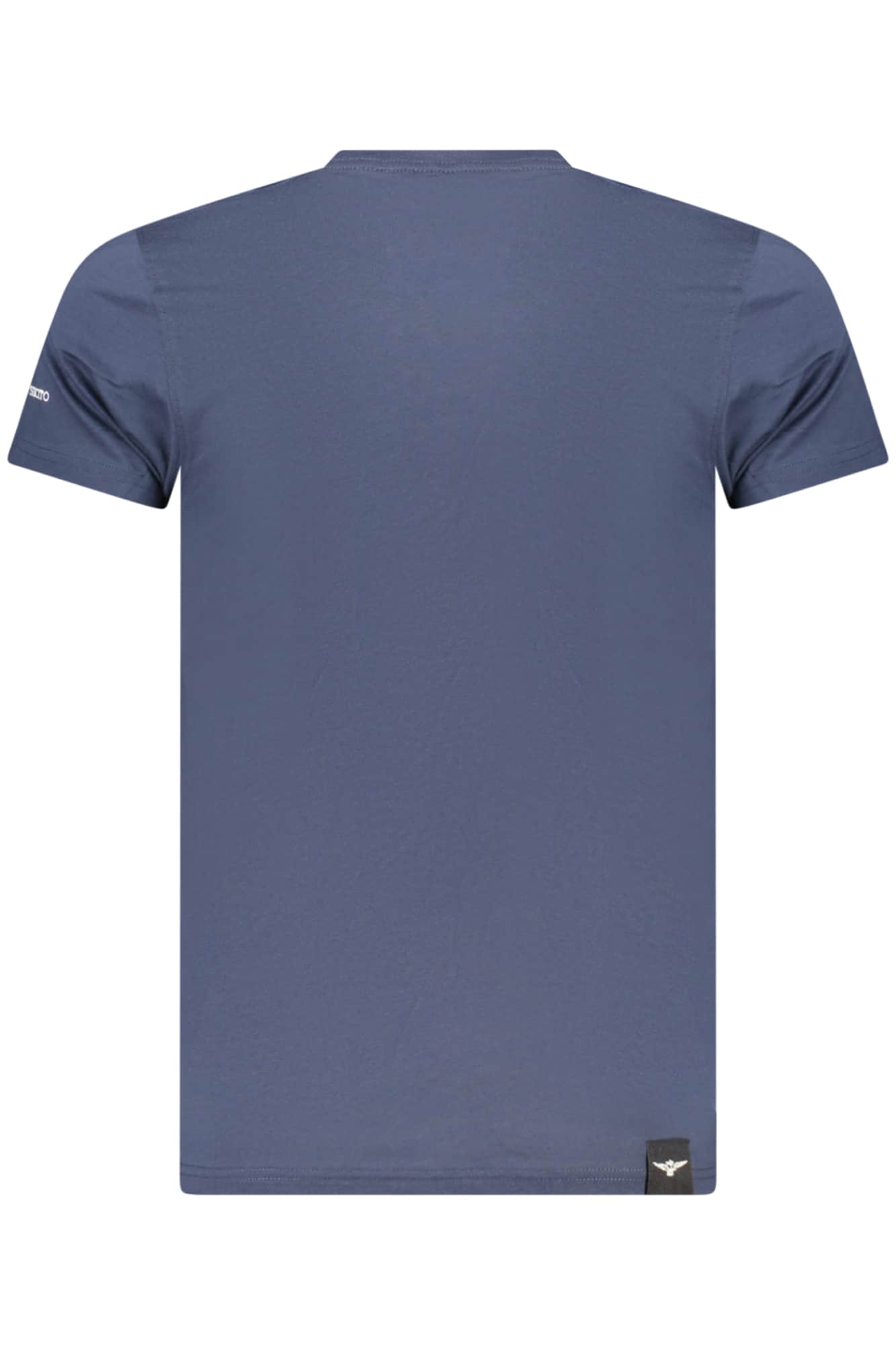 Military academy heren korte mouw t-shirt, blauw