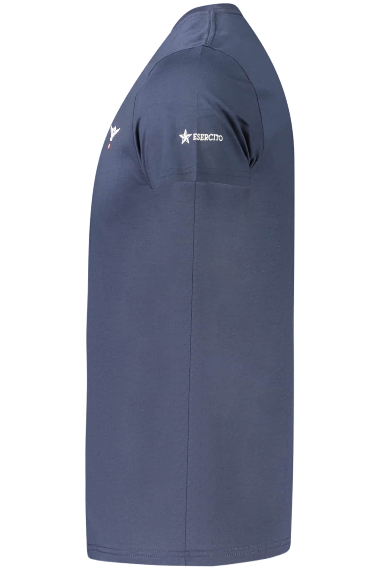 Military academy heren korte mouw t-shirt, blauw