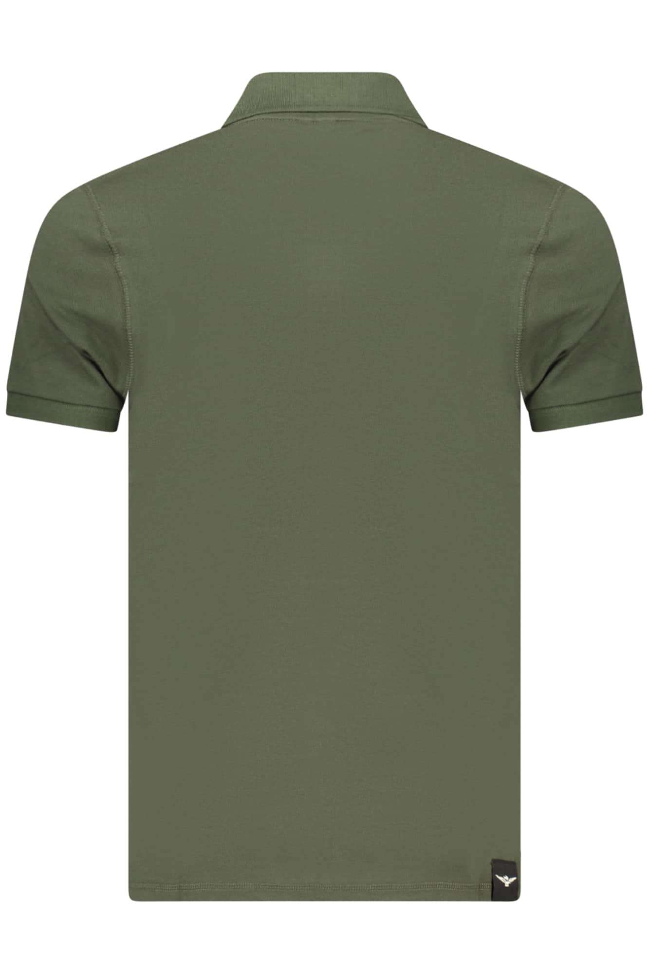 Military academy heren korte mouw polo, groen