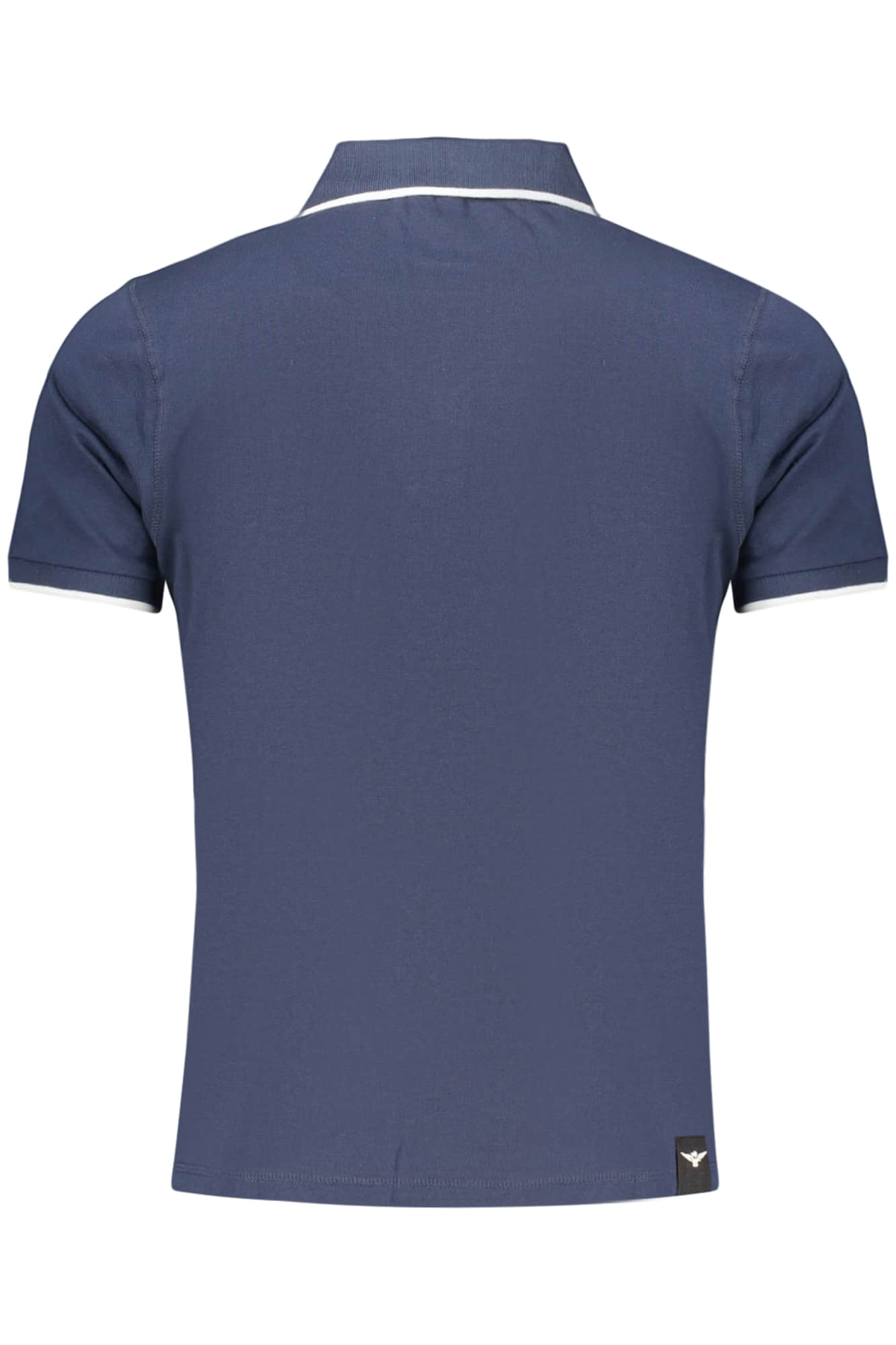 Military academy heren korte mouw polo, blauw