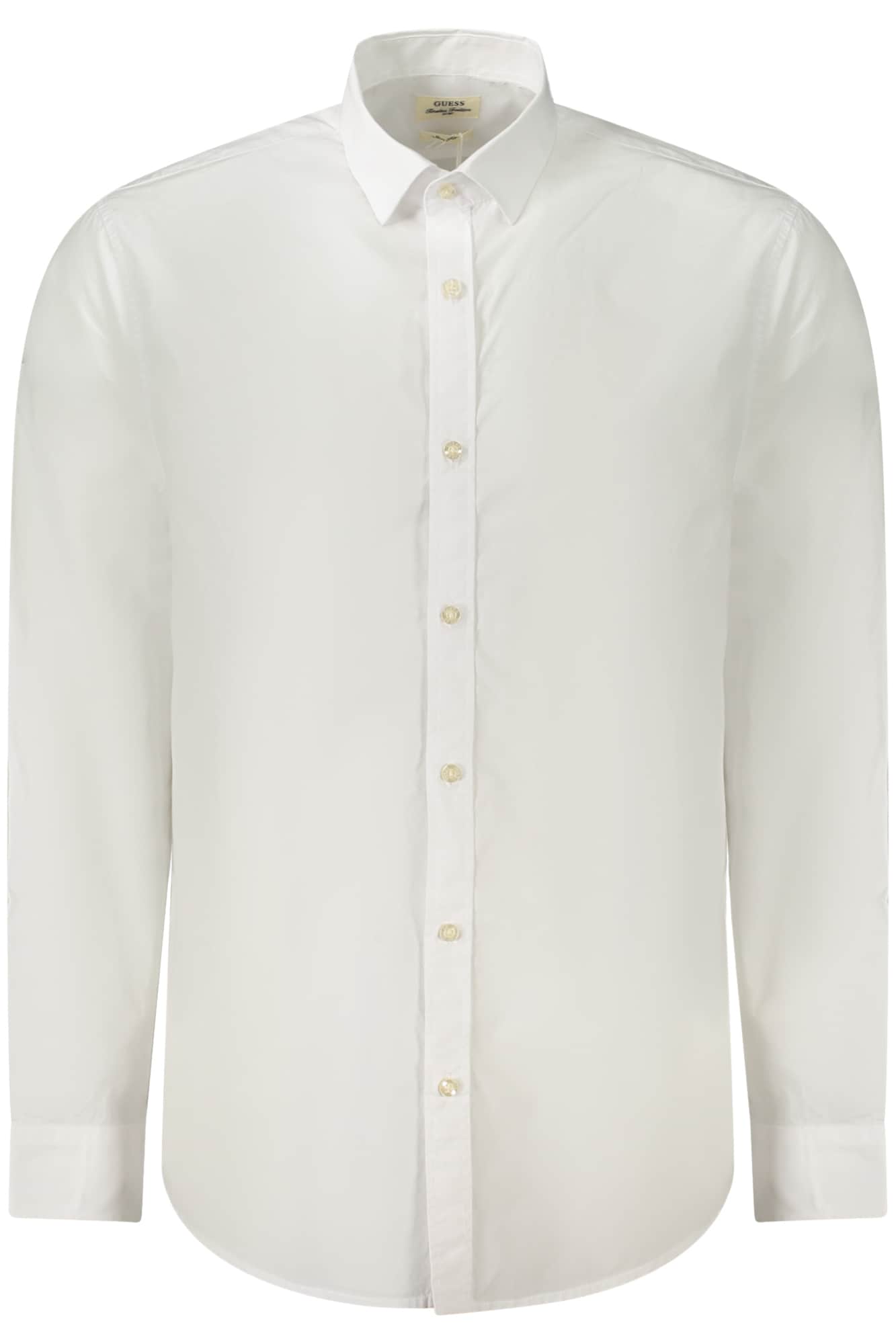 Guess Jeans heren lange mouw shirt wit