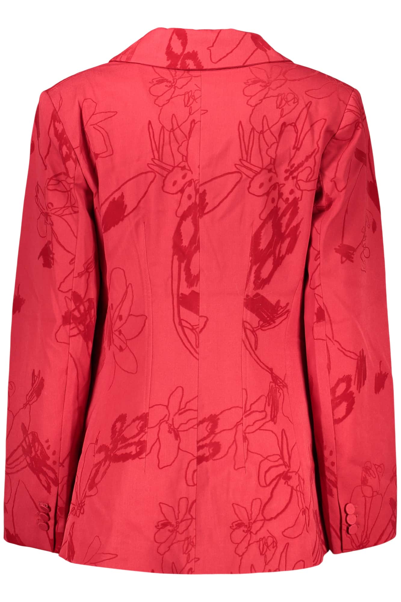 Desigual klassiek dames jas rood