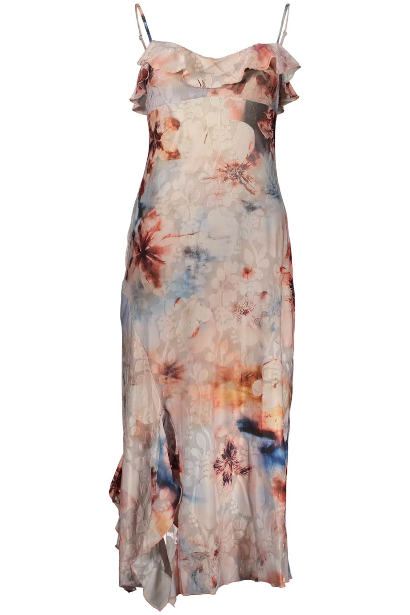 Desigual dames lang roze jurk