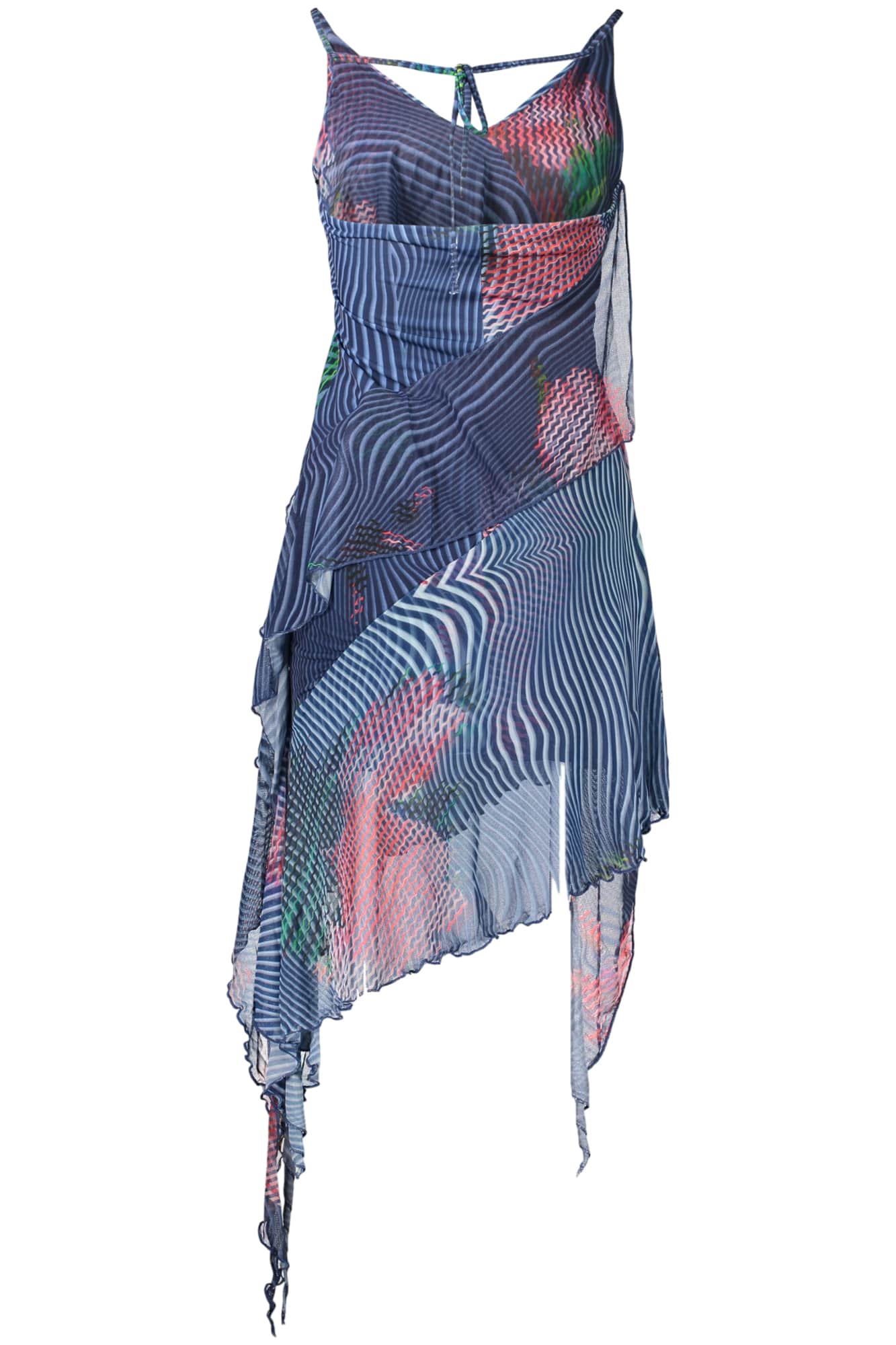 Desigual kort jurk voor dames in blauw