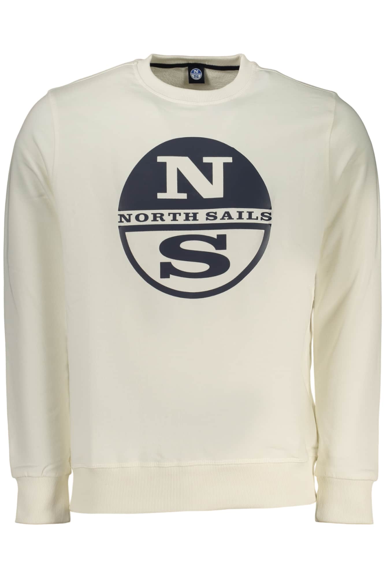 North Sails heren met rits sweater wit