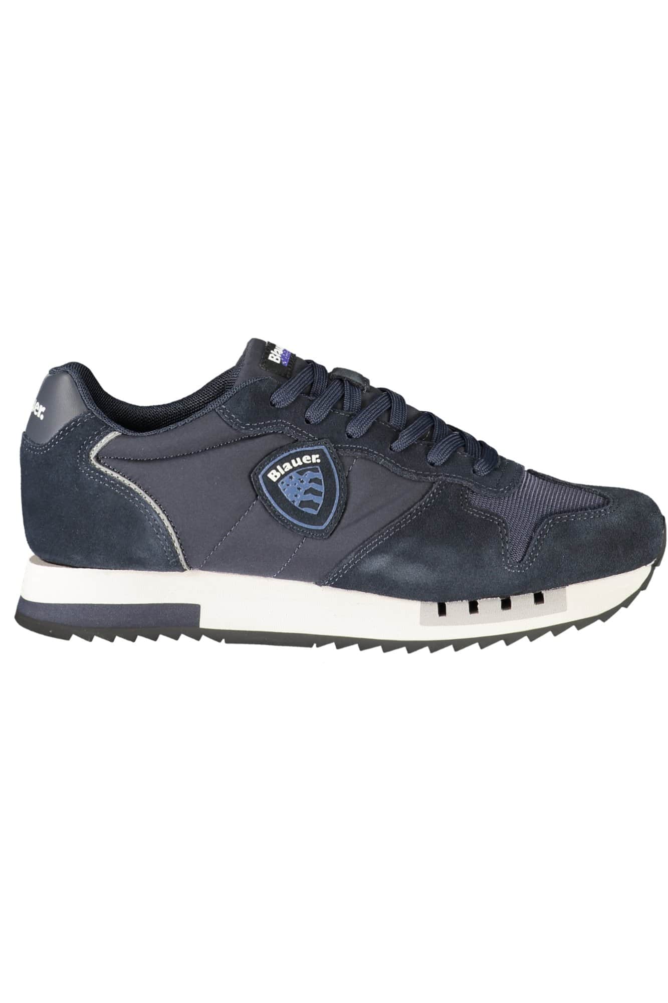 Blauer heren zwart sportschoenen