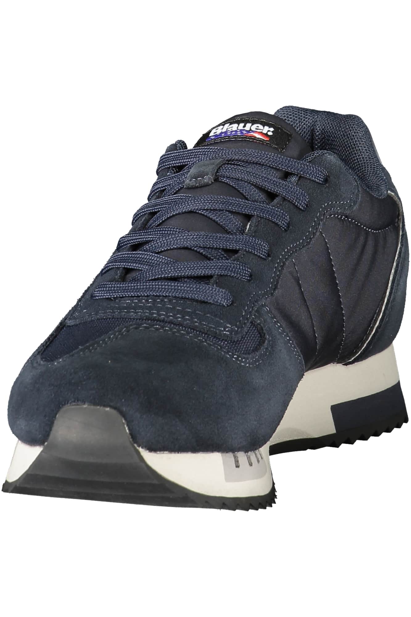 Blauer heren zwart sportschoenen