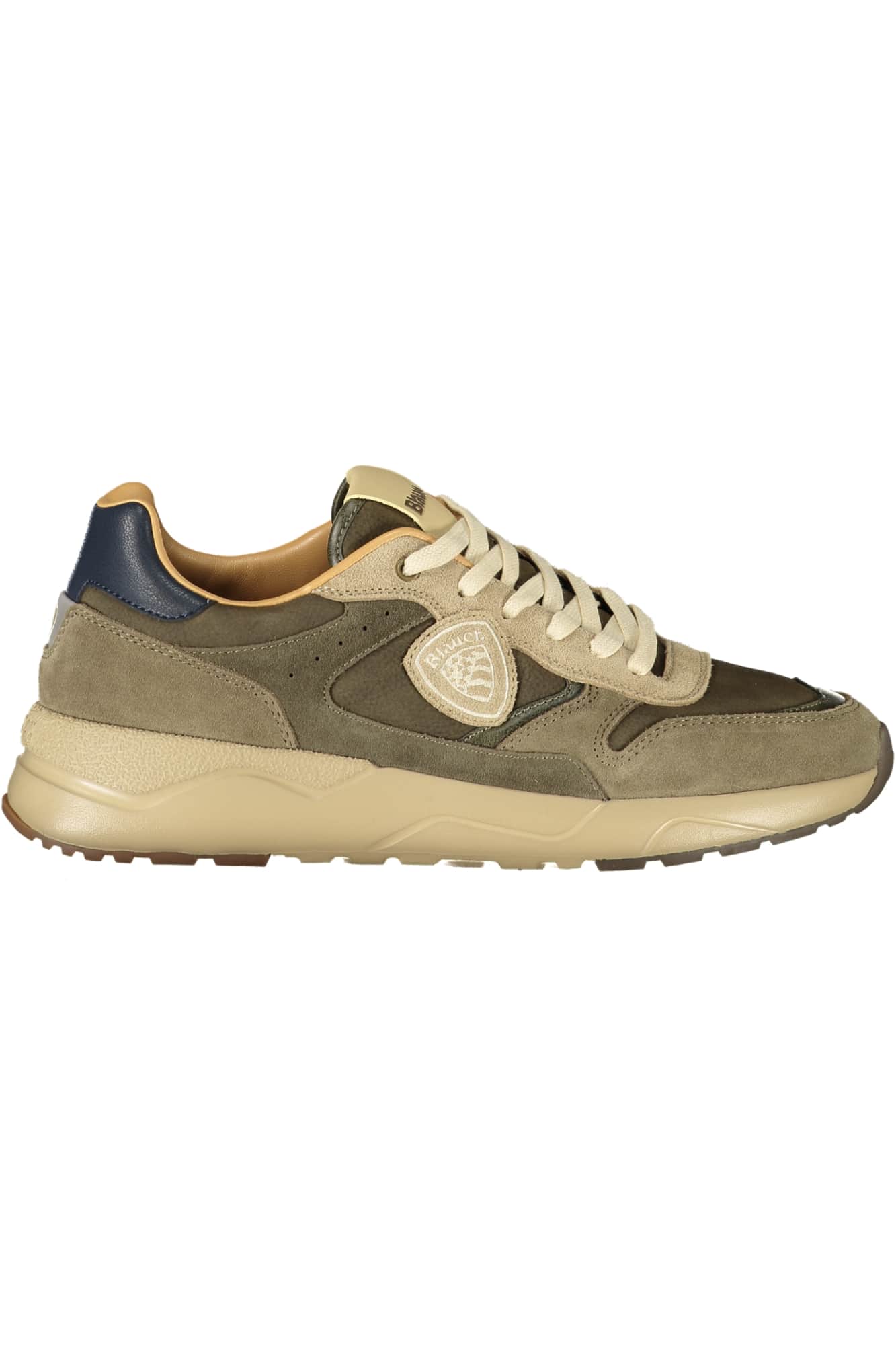 Blauer heren zwart sportschoenen