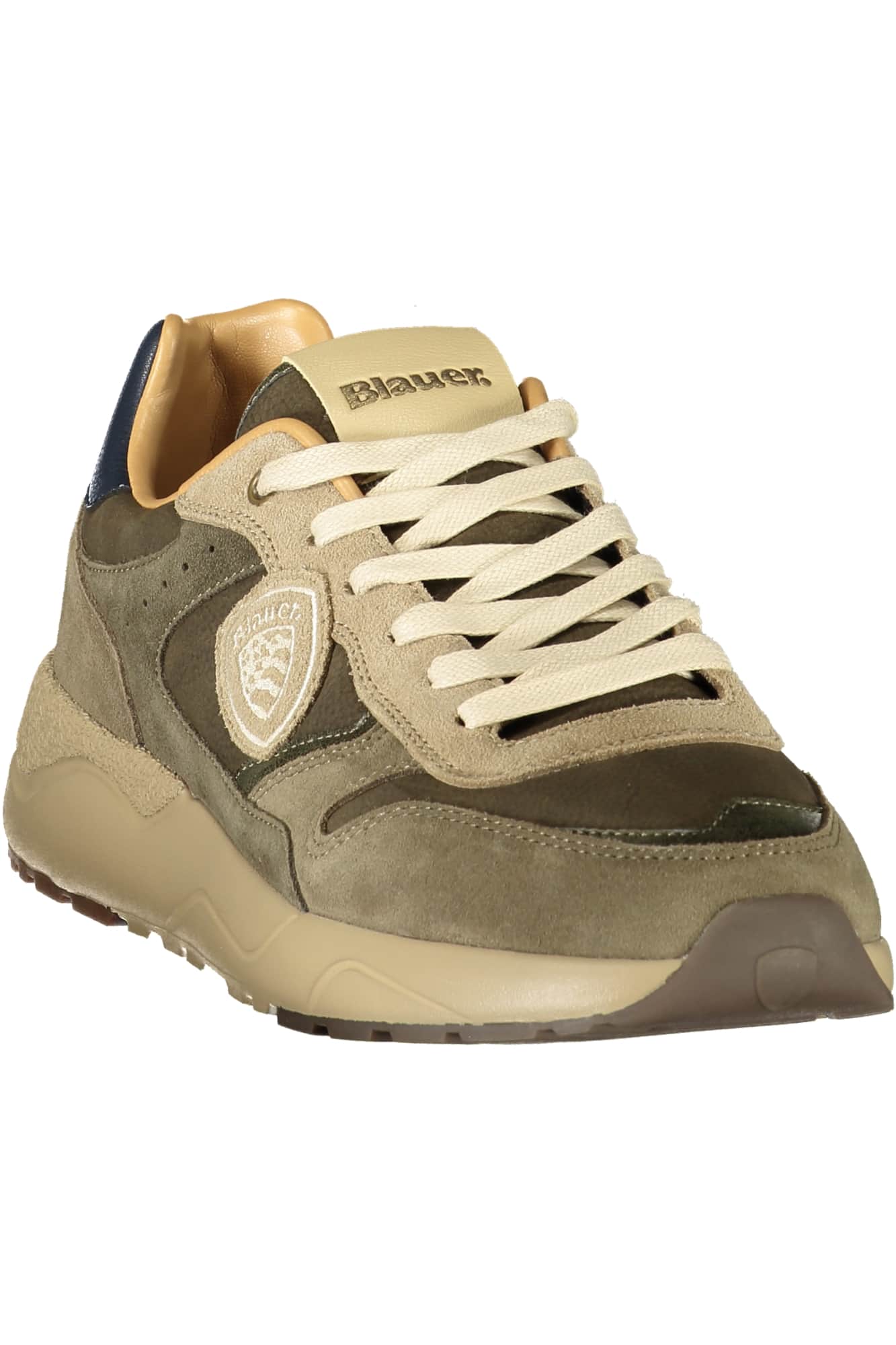 Blauer heren zwart sportschoenen