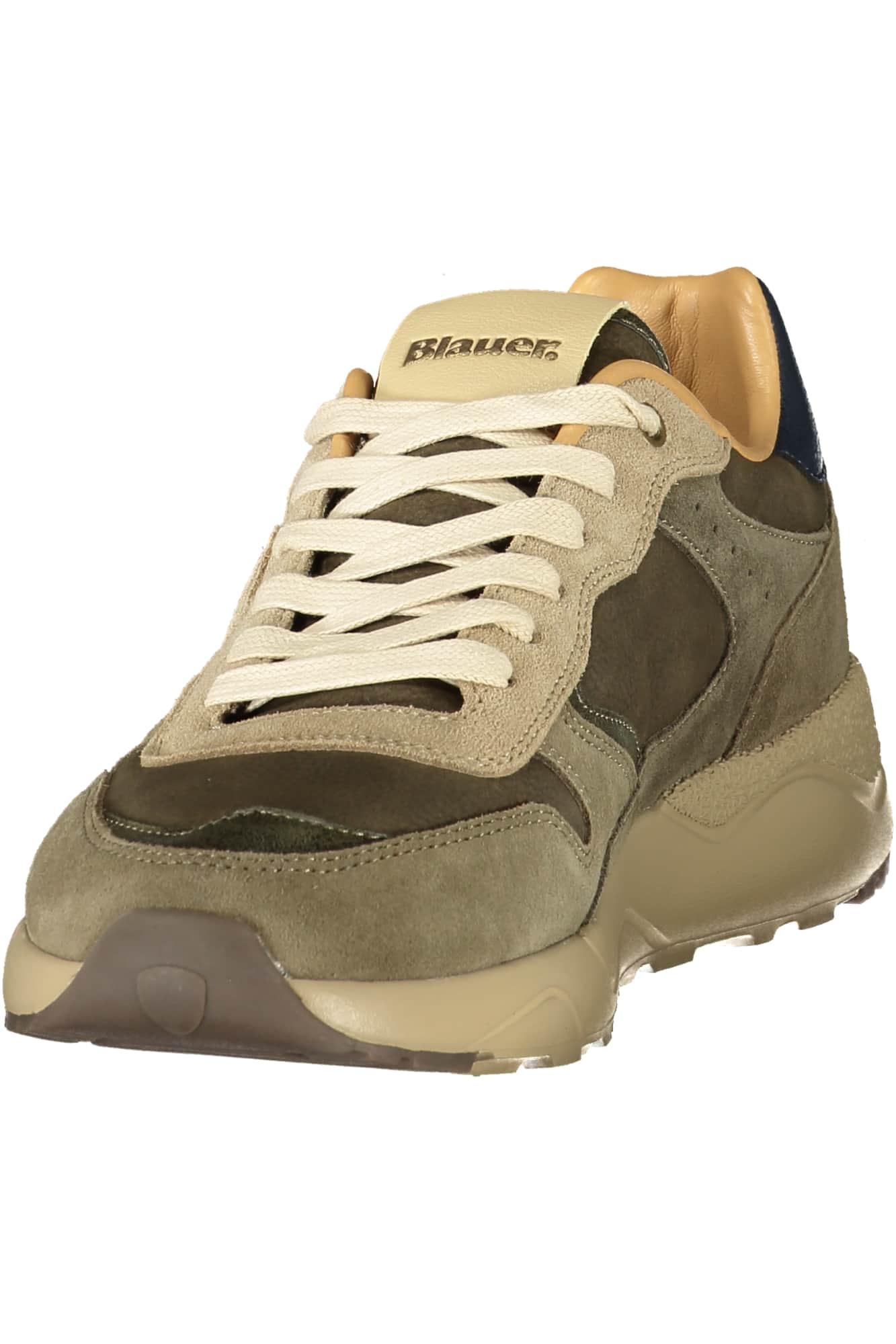 Blauer heren zwart sportschoenen
