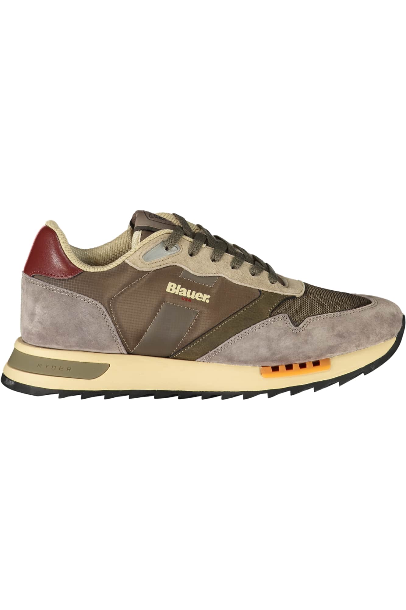 Blauer heren zwart sportschoenen