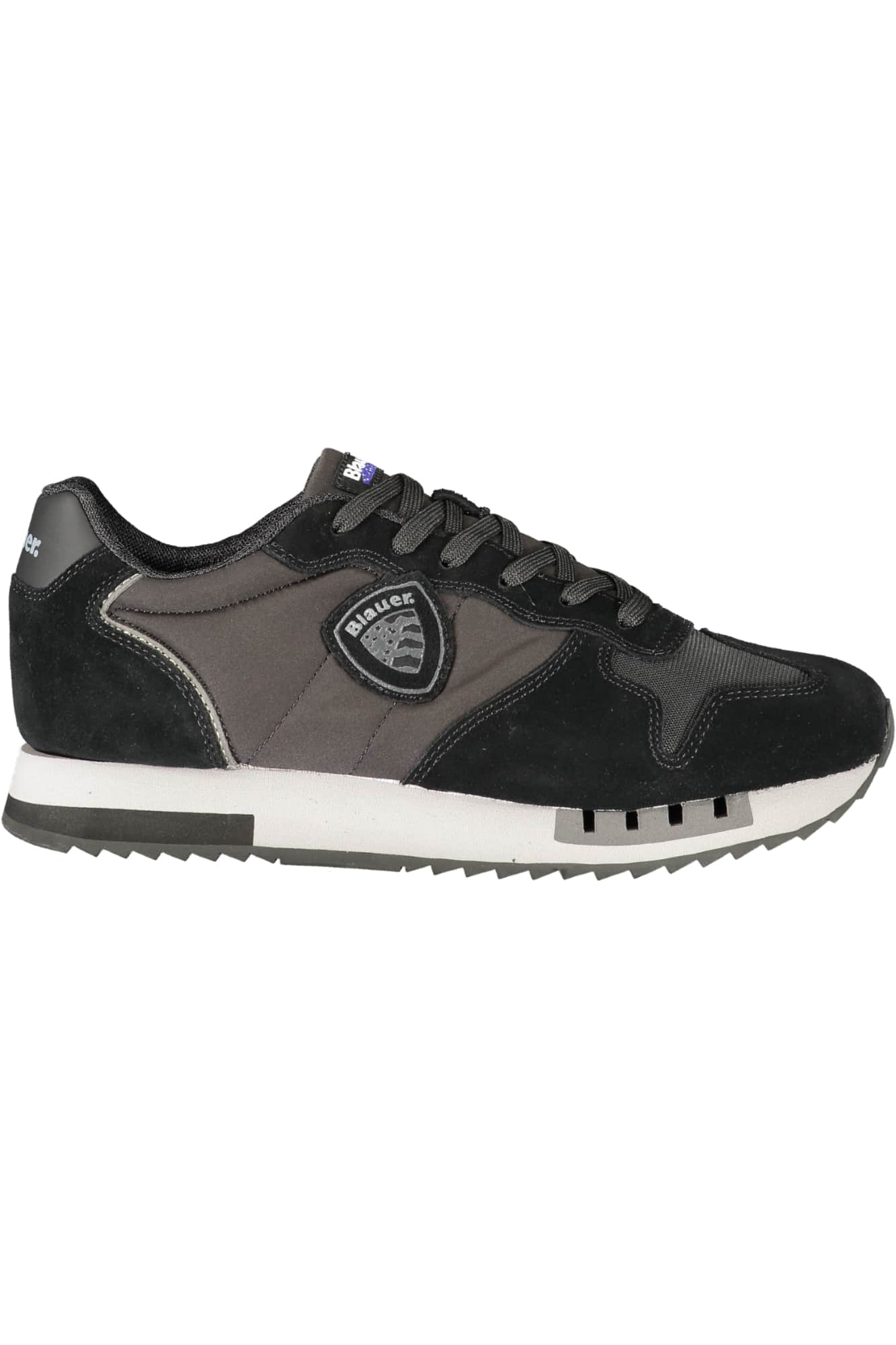 Blauer heren zwart sportschoenen