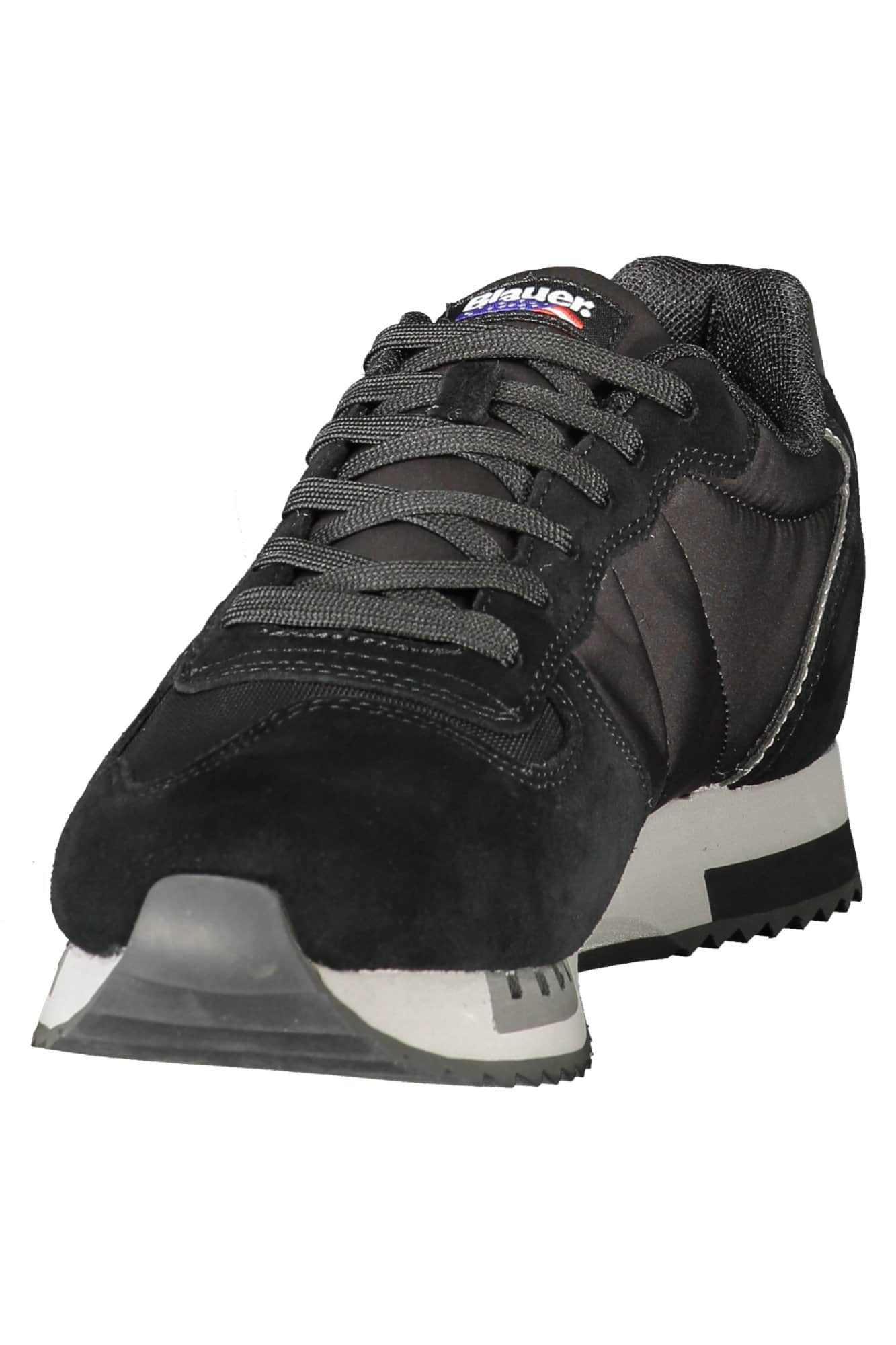 Blauer heren zwart sportschoenen