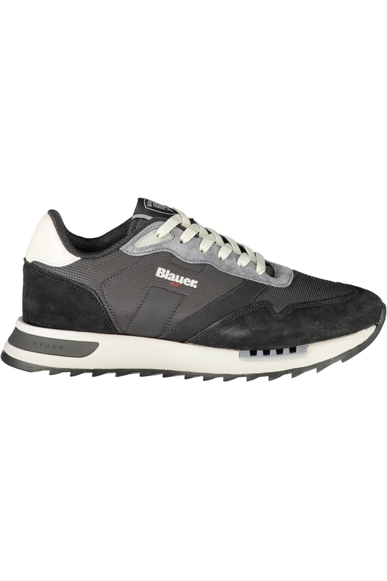 Blauer heren zwart sportschoenen