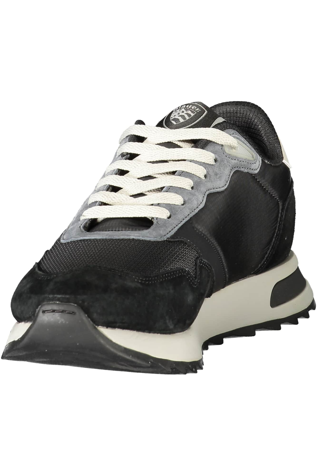 Blauer heren zwart sportschoenen