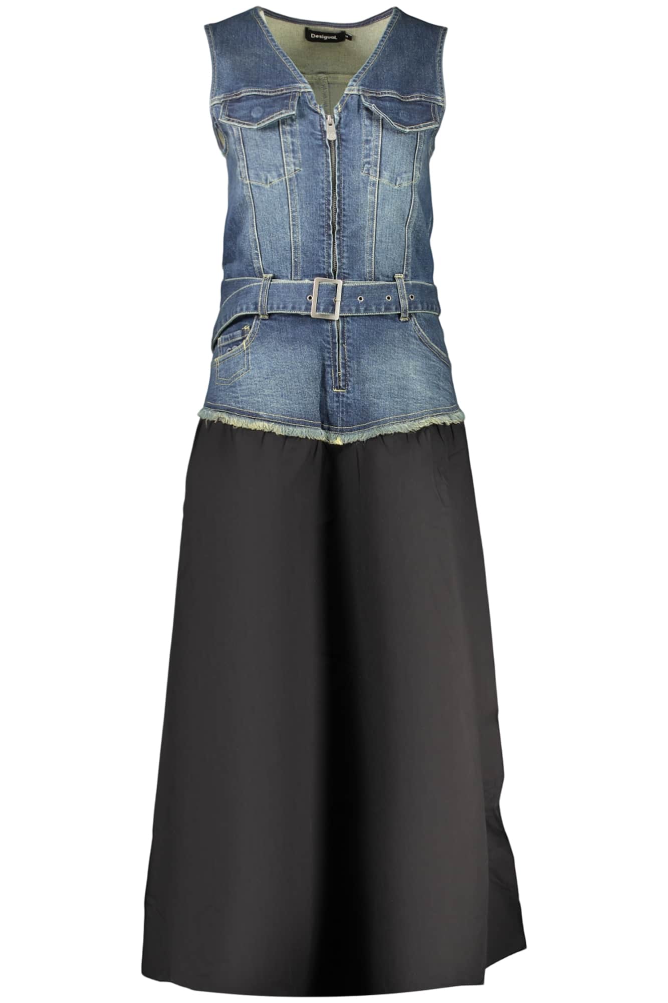Desigual dames lang zwart jurk