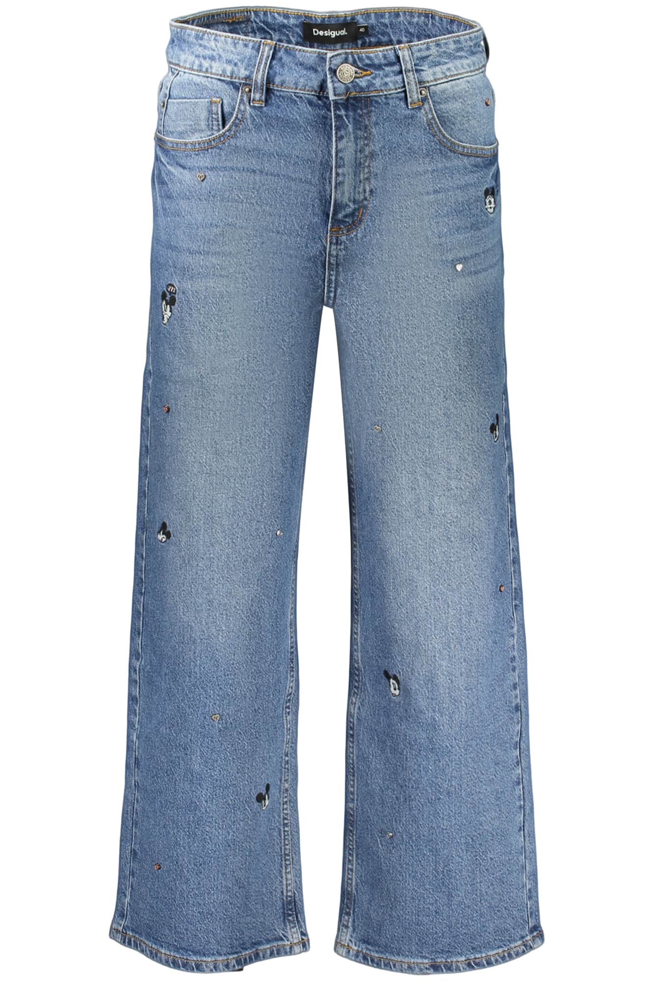 Desigual dames denim jeans blauw