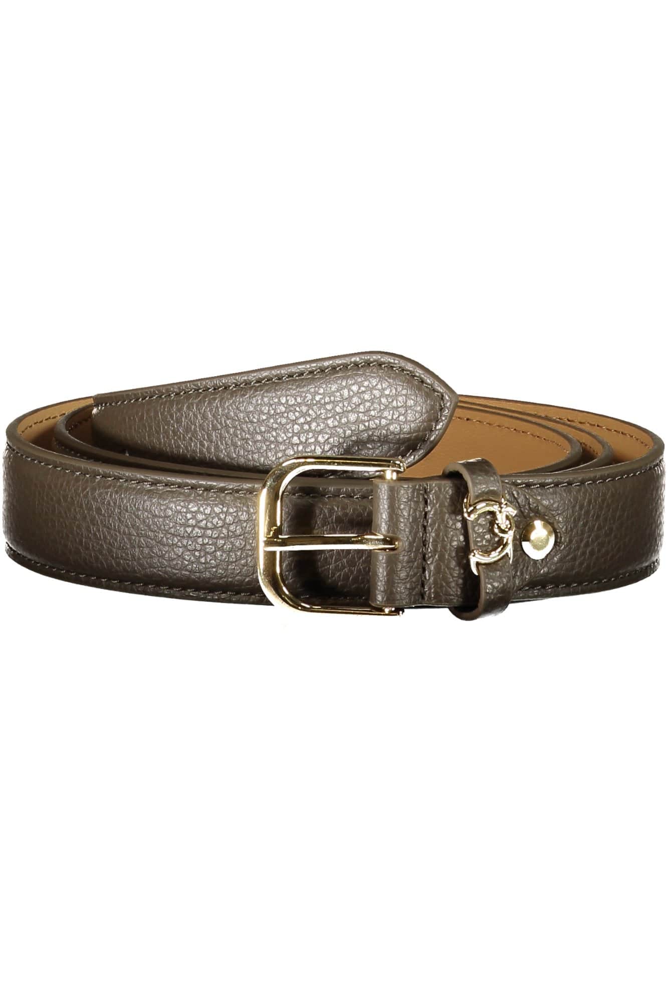 Coccinelle dames leer riem bruin