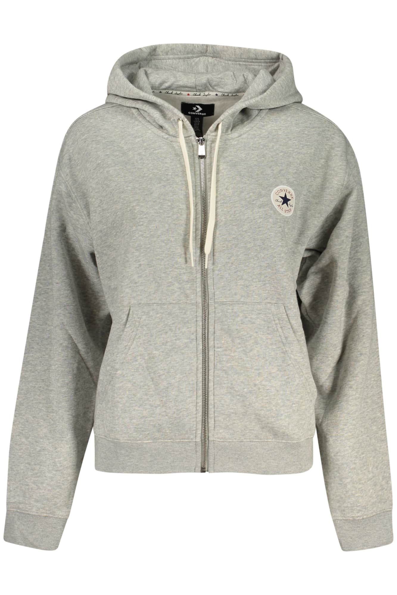 Converse Dames Met Rits Hoodie Zwart
