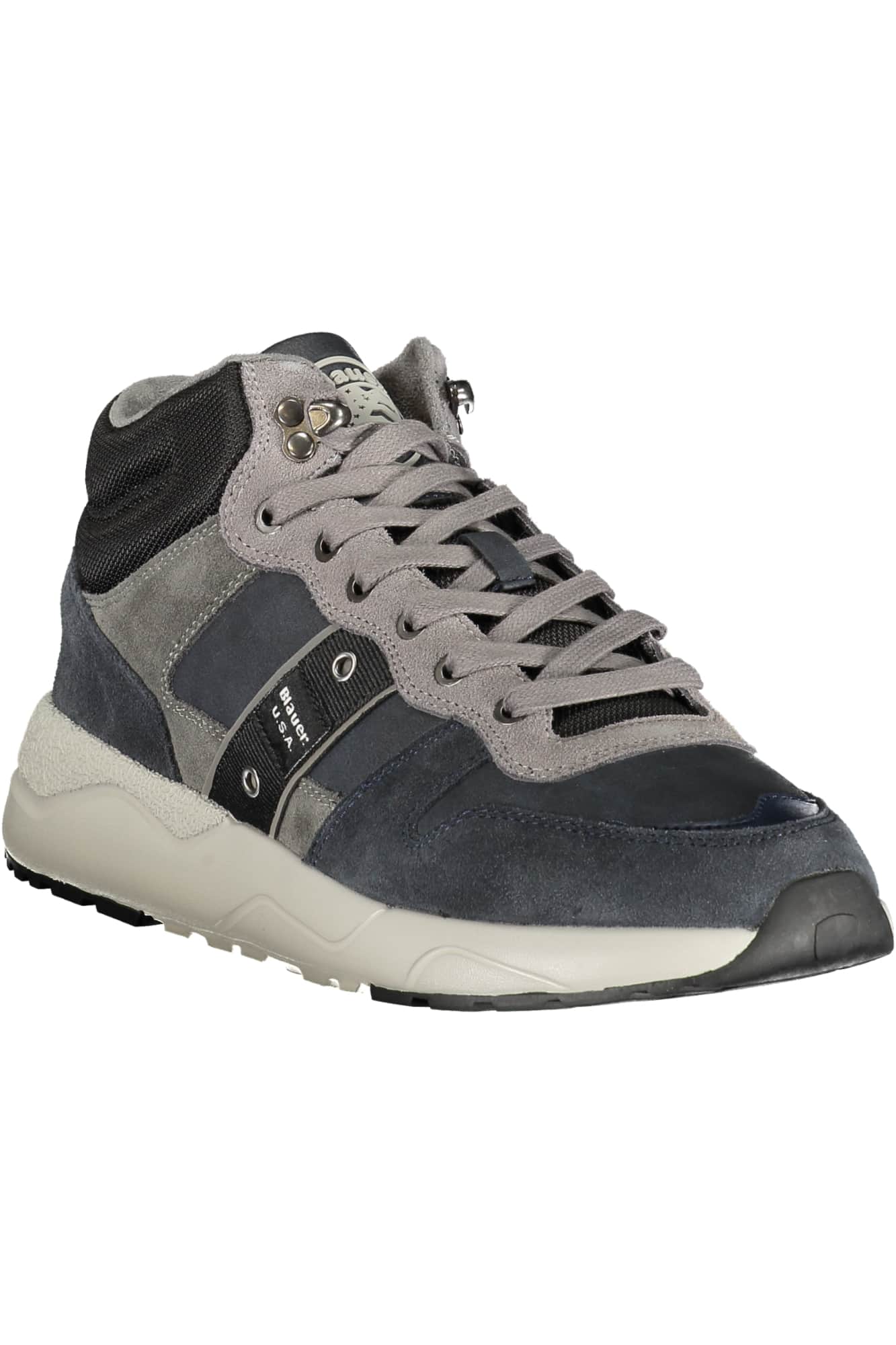 Blauer heren sportschoenen bruin