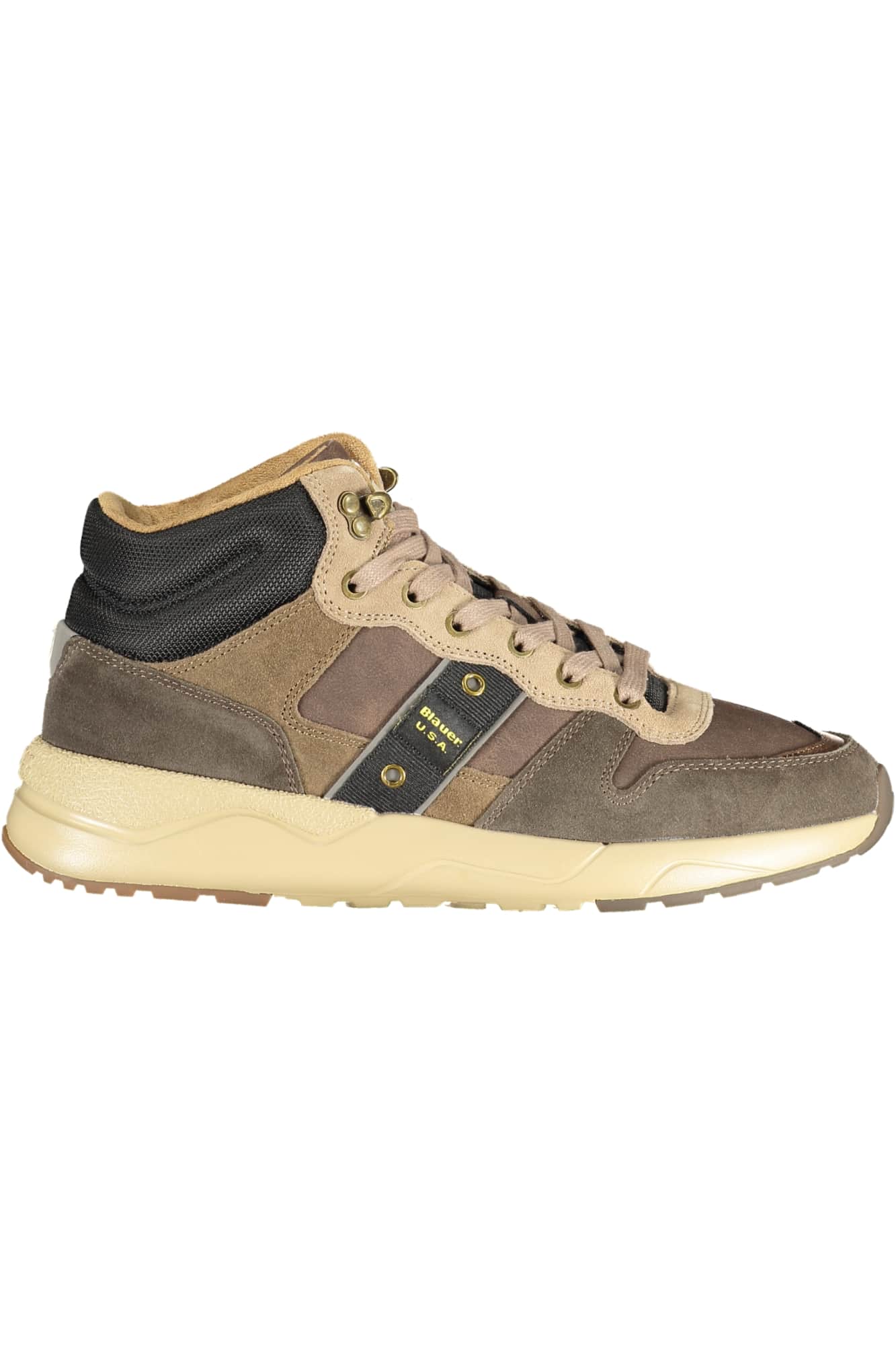Blauer heren sportschoenen bruin