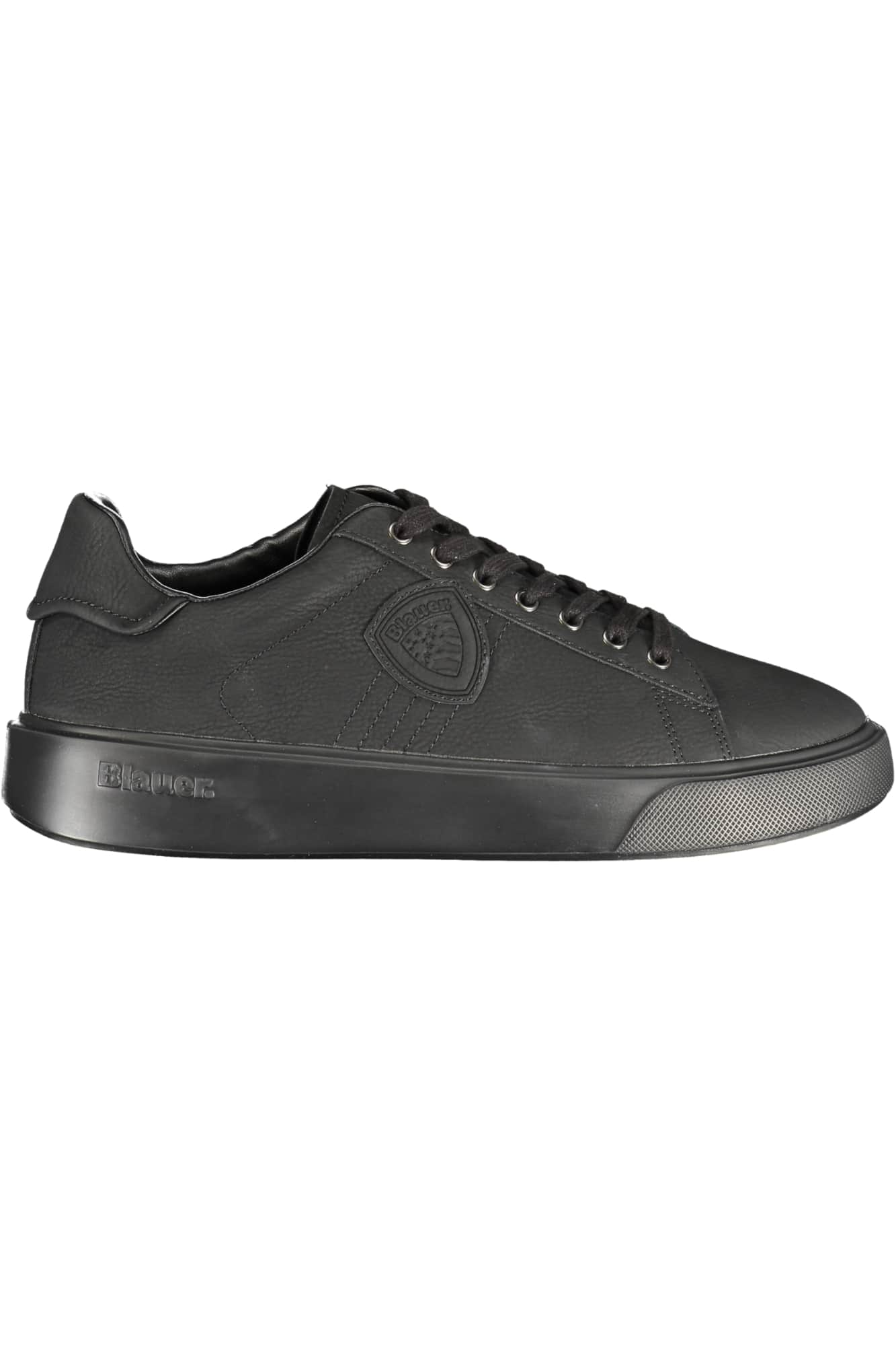 Blauer heren zwart sportschoenen