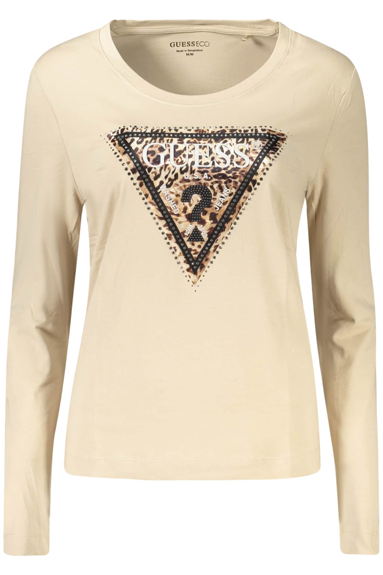 Guess Jeans dames lange mouw t-shirt zwart