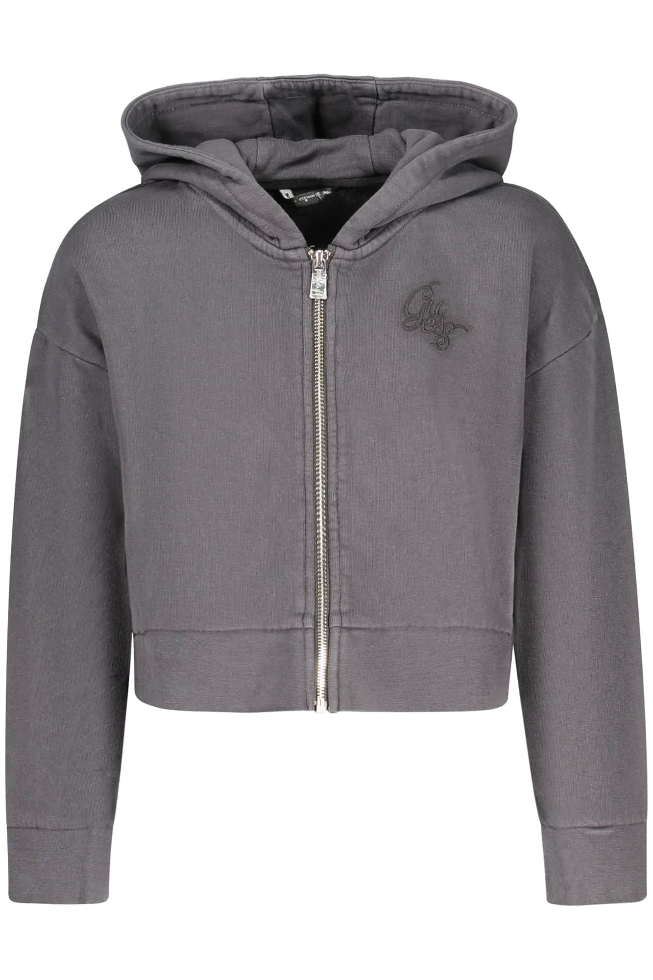 Guess Jeans met rits sweater voor meisjes, zwart