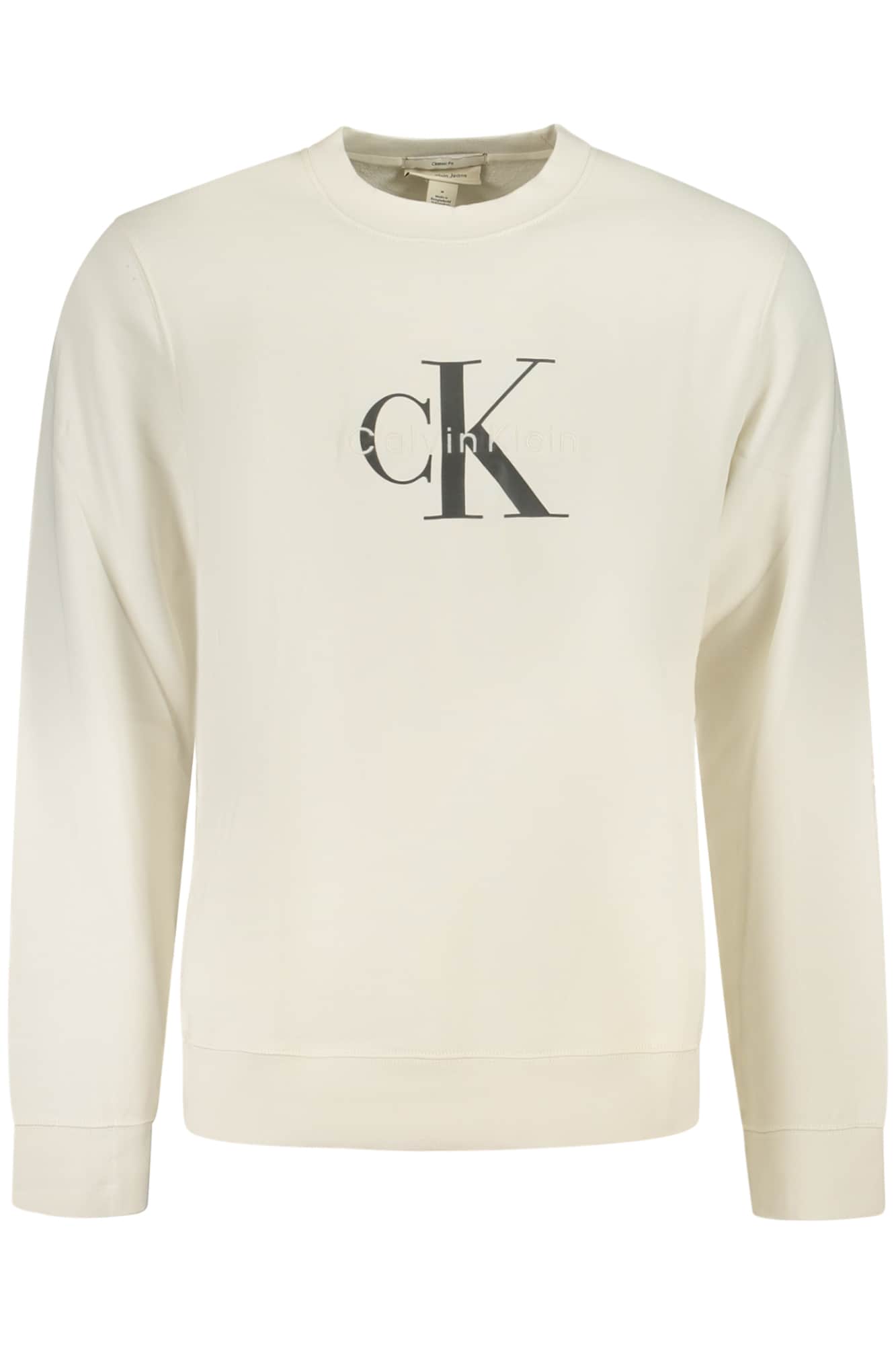 Calvin Klein heren met rits sweater wit