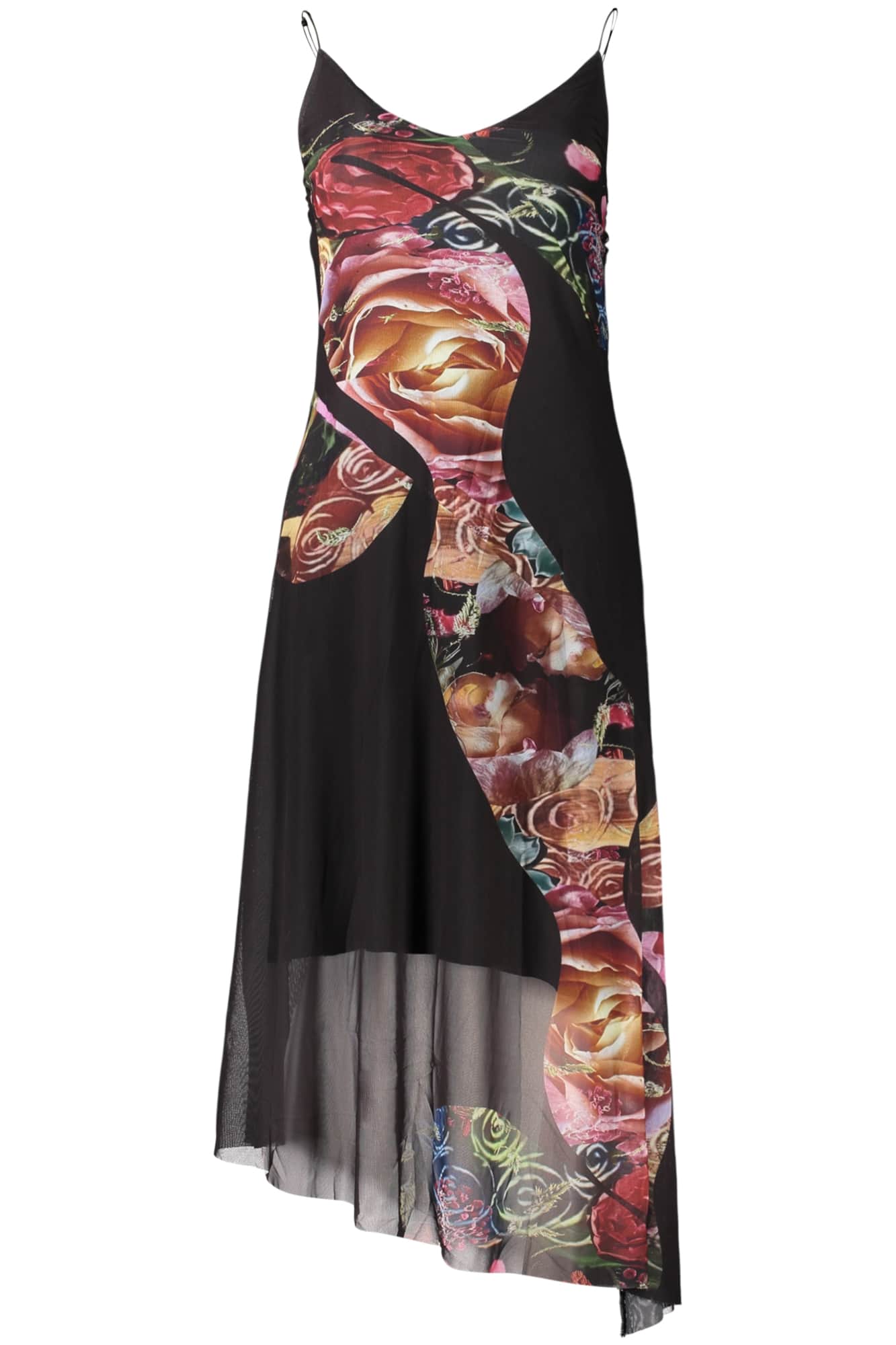 Desigual dames lang zwart jurk